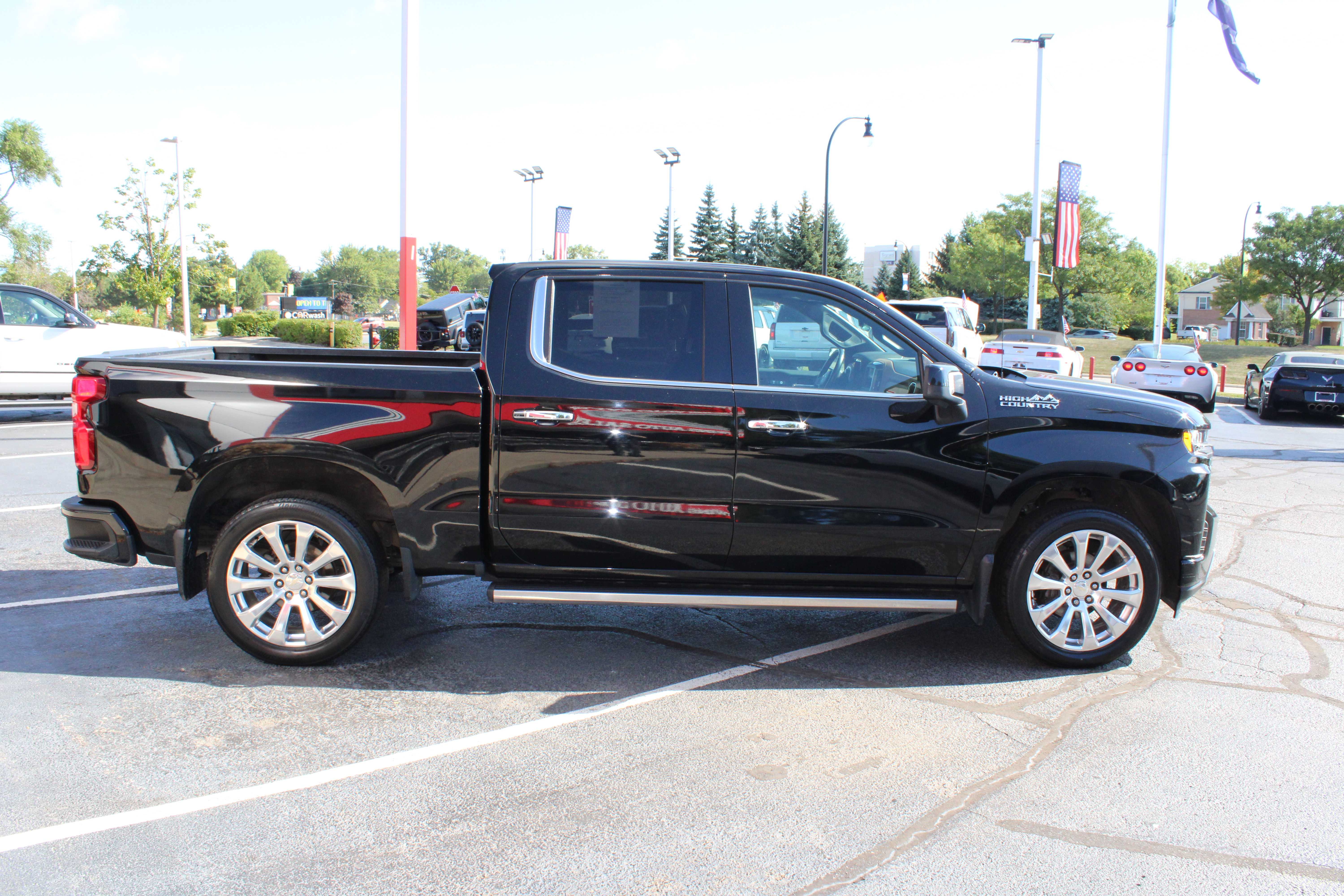 BLACK, 2021 CHEVROLET SILVERADO 1500 CREW CAB Thumnail Image 5