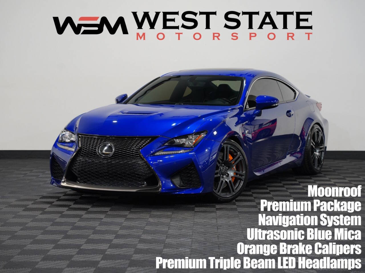 BLUE, 2017 LEXUS RC Thumnail Image 1