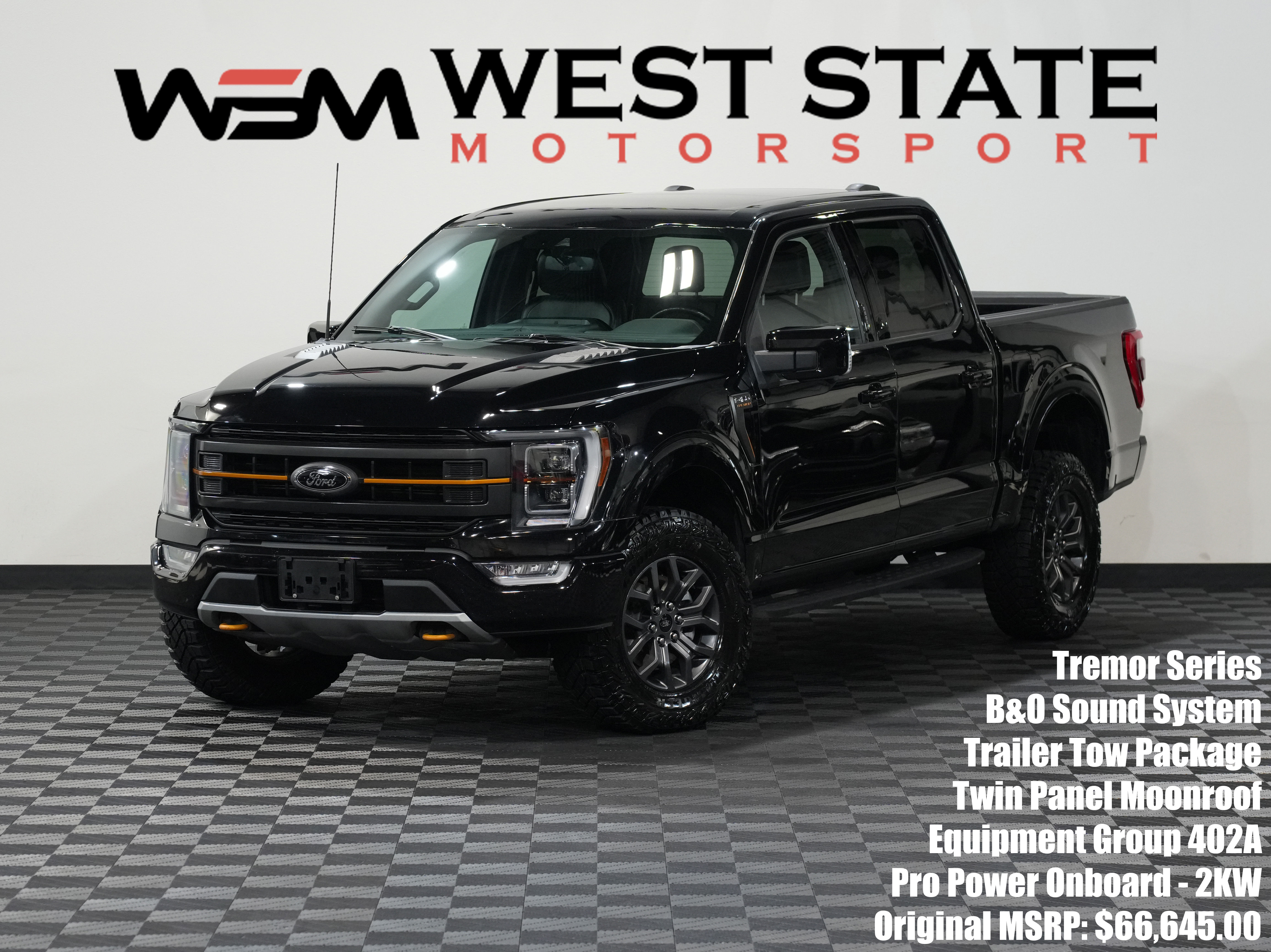 BLACK, 2021 FORD F150 SUPERCREW CAB Image 