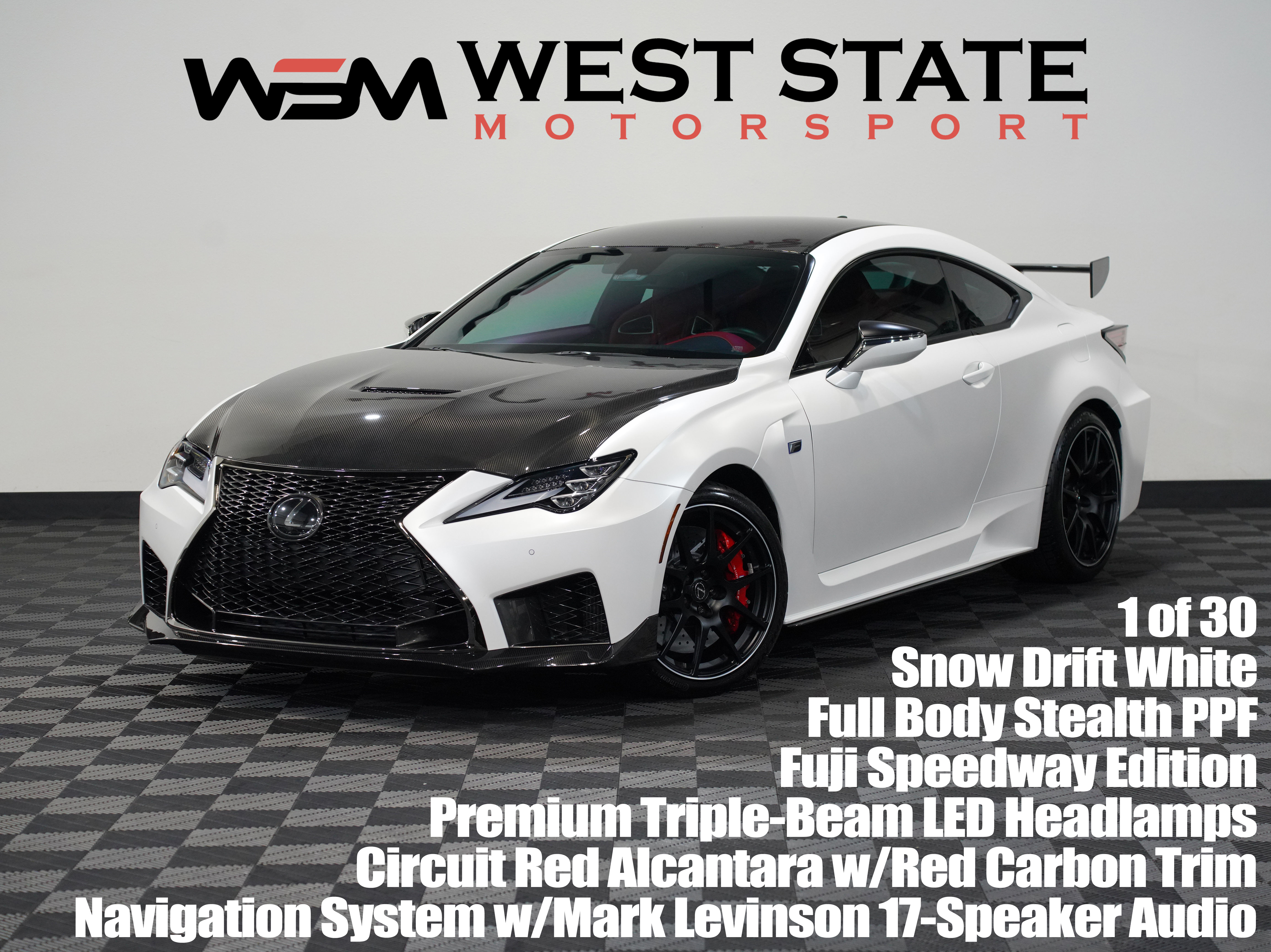 WHITE, 2021 LEXUS RC Image 