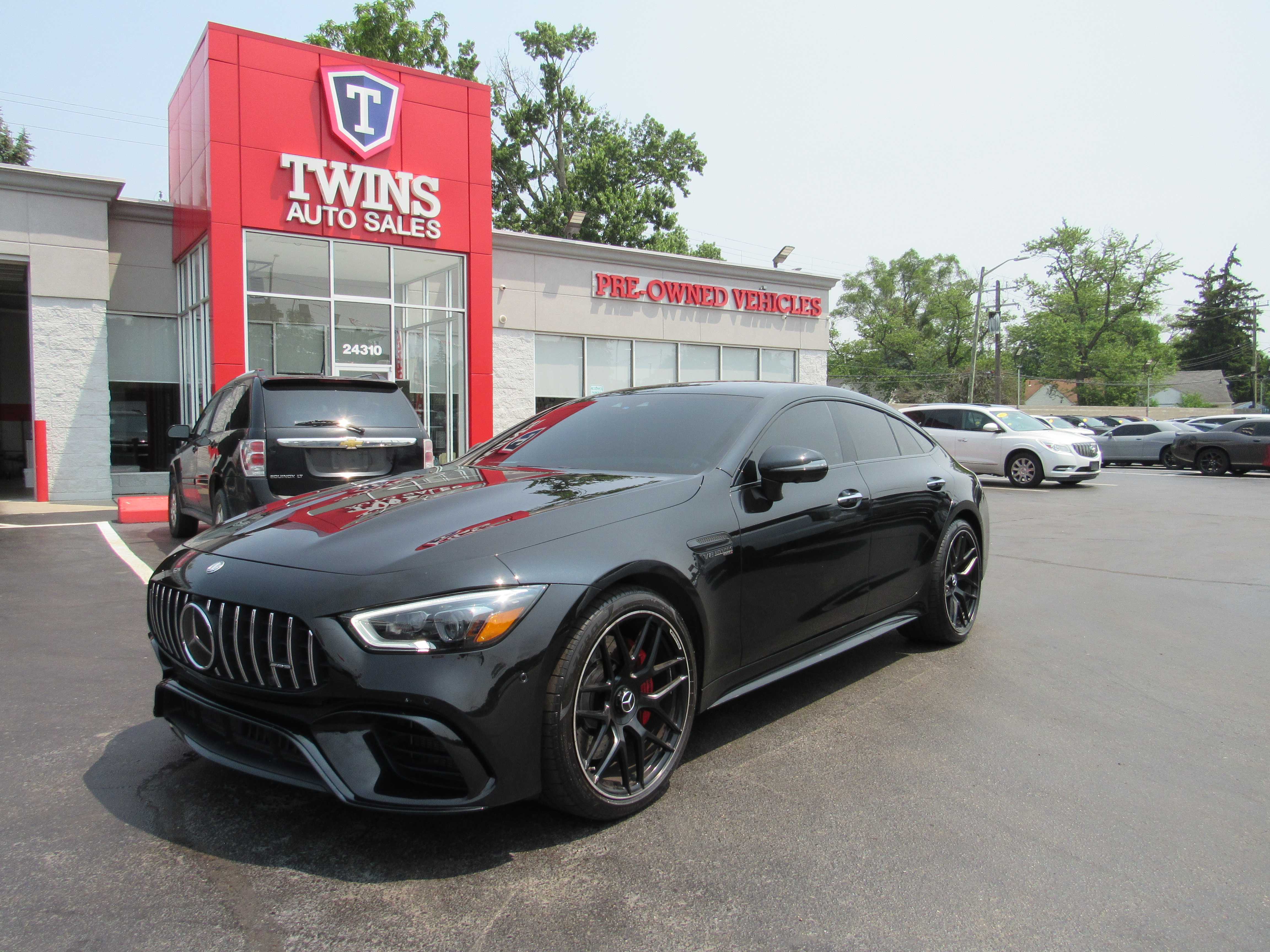 BLACK, 2019 MERCEDES-BENZ MERCEDES-AMG GT Thumnail Image 2