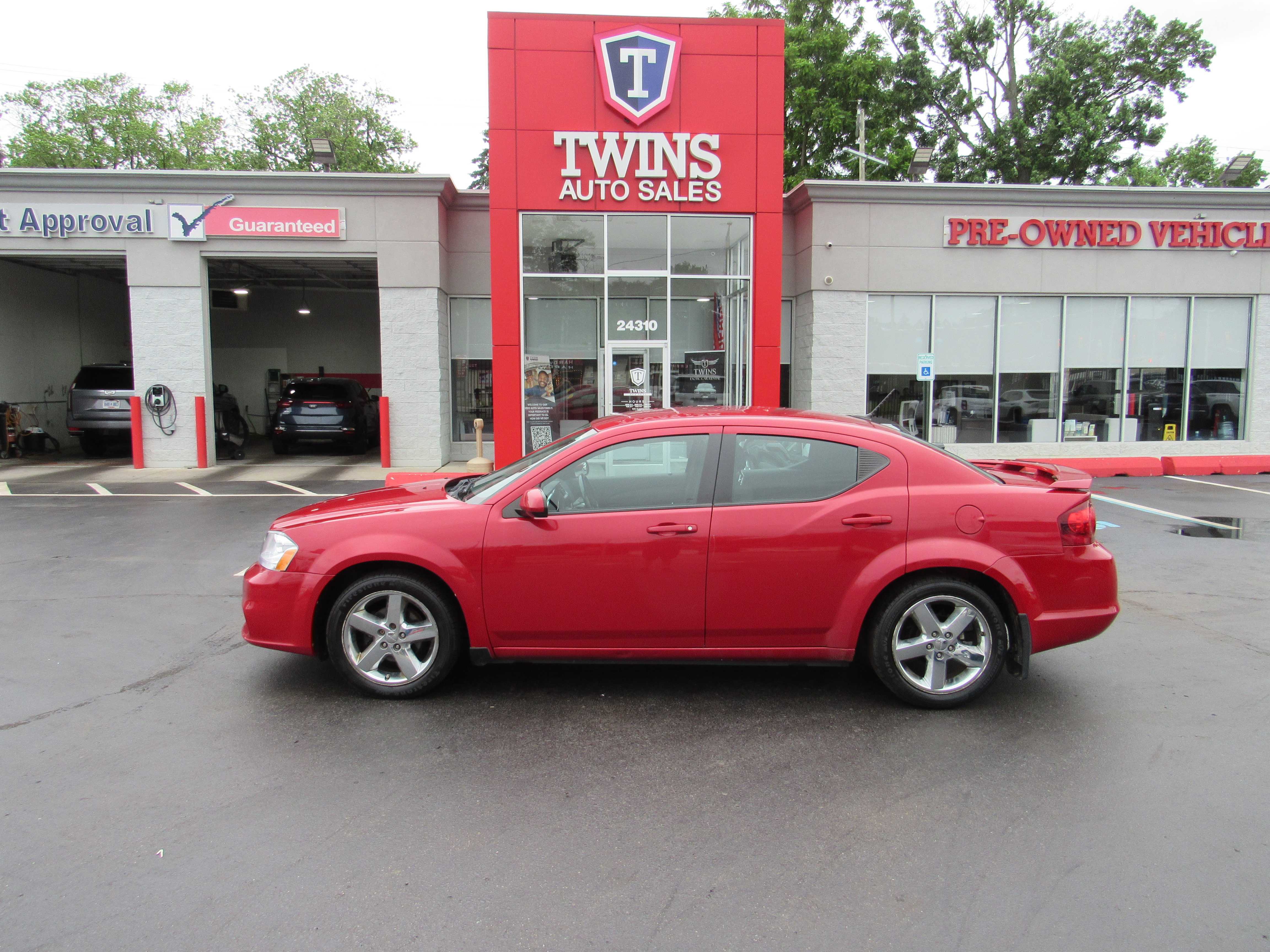 RED, 2013 DODGE AVENGER Thumnail Image 1