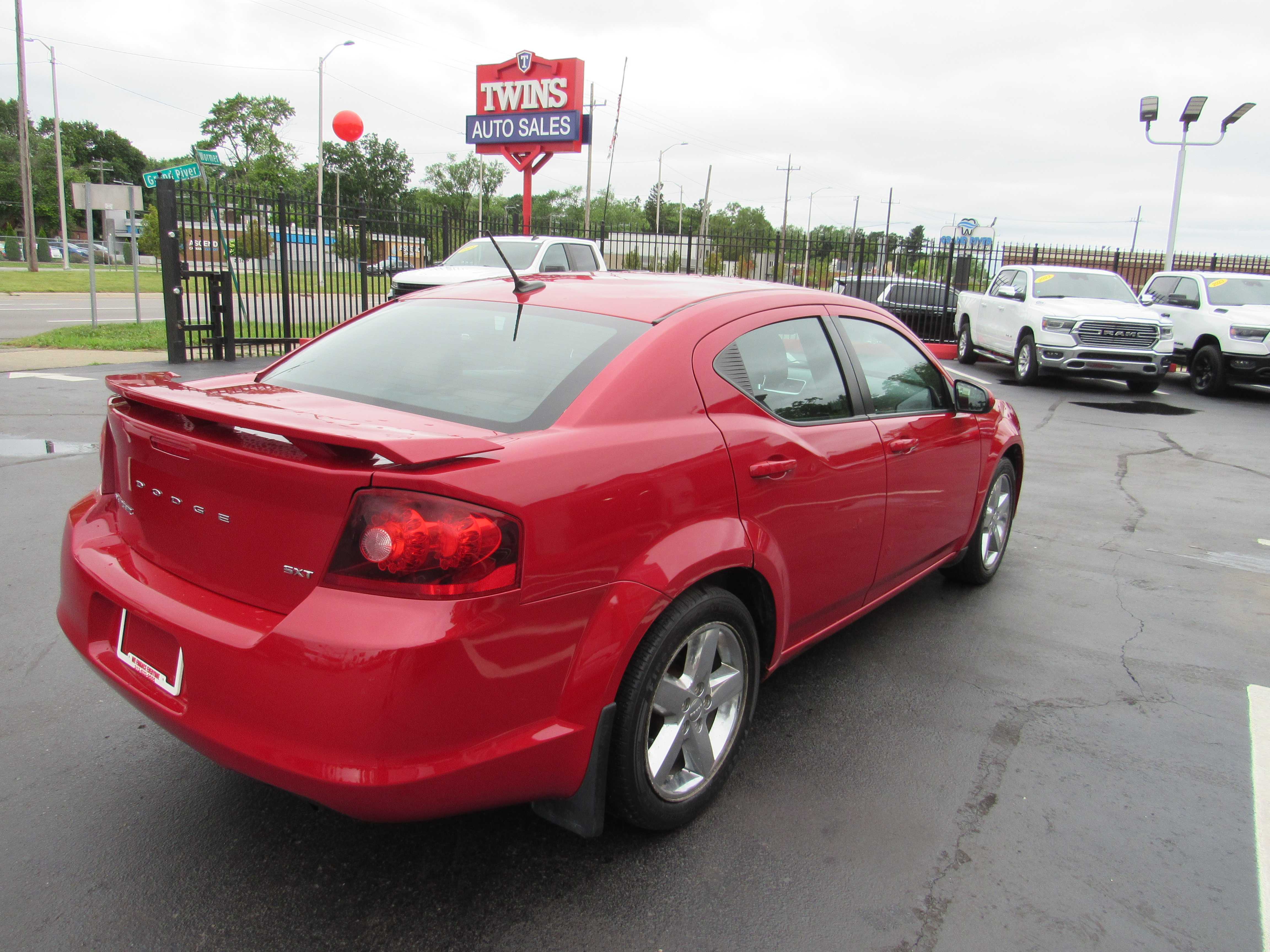 RED, 2013 DODGE AVENGER Thumnail Image 6