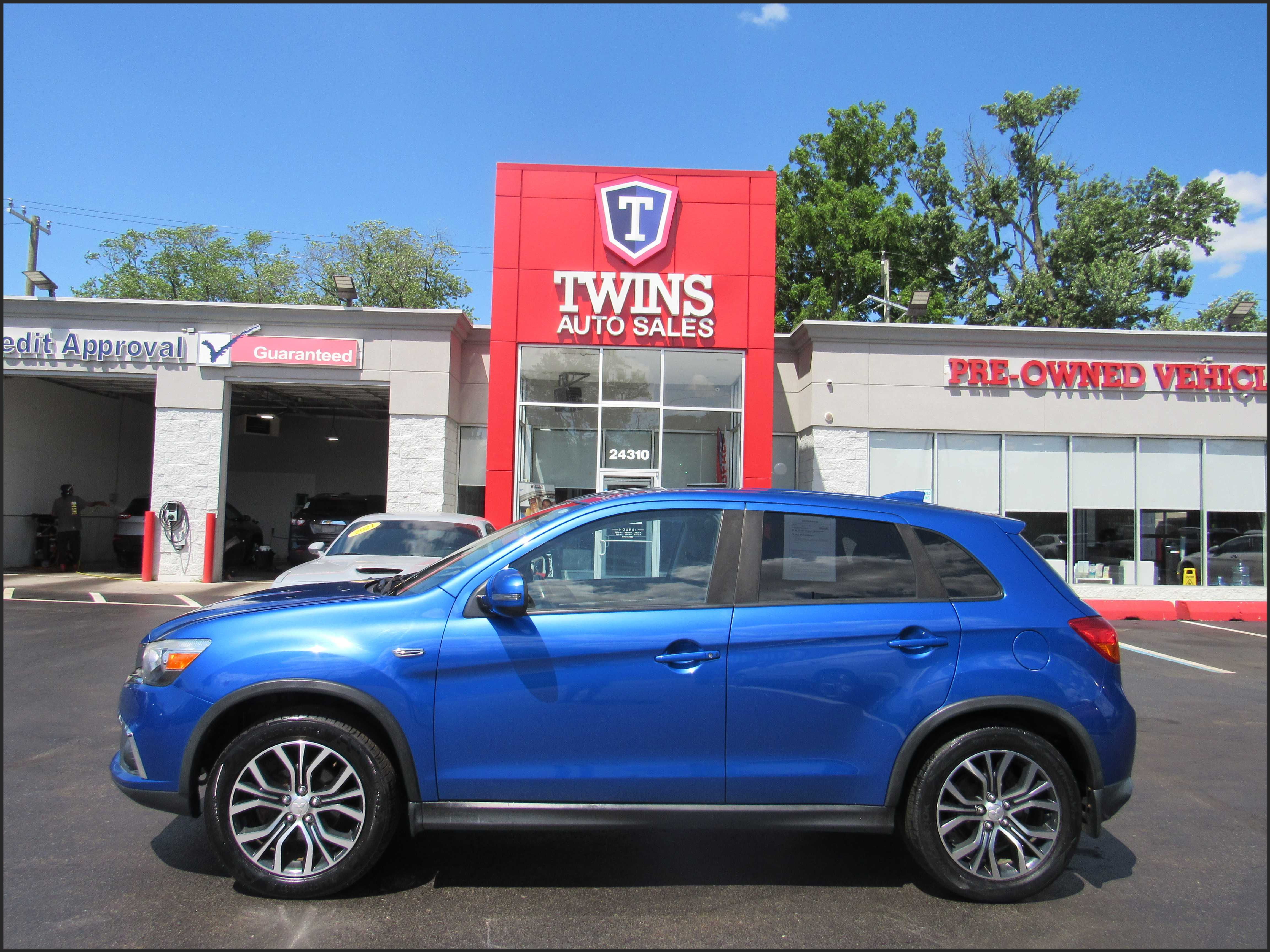 BLUE, 2017 MITSUBISHI OUTLANDER SPORT Image 