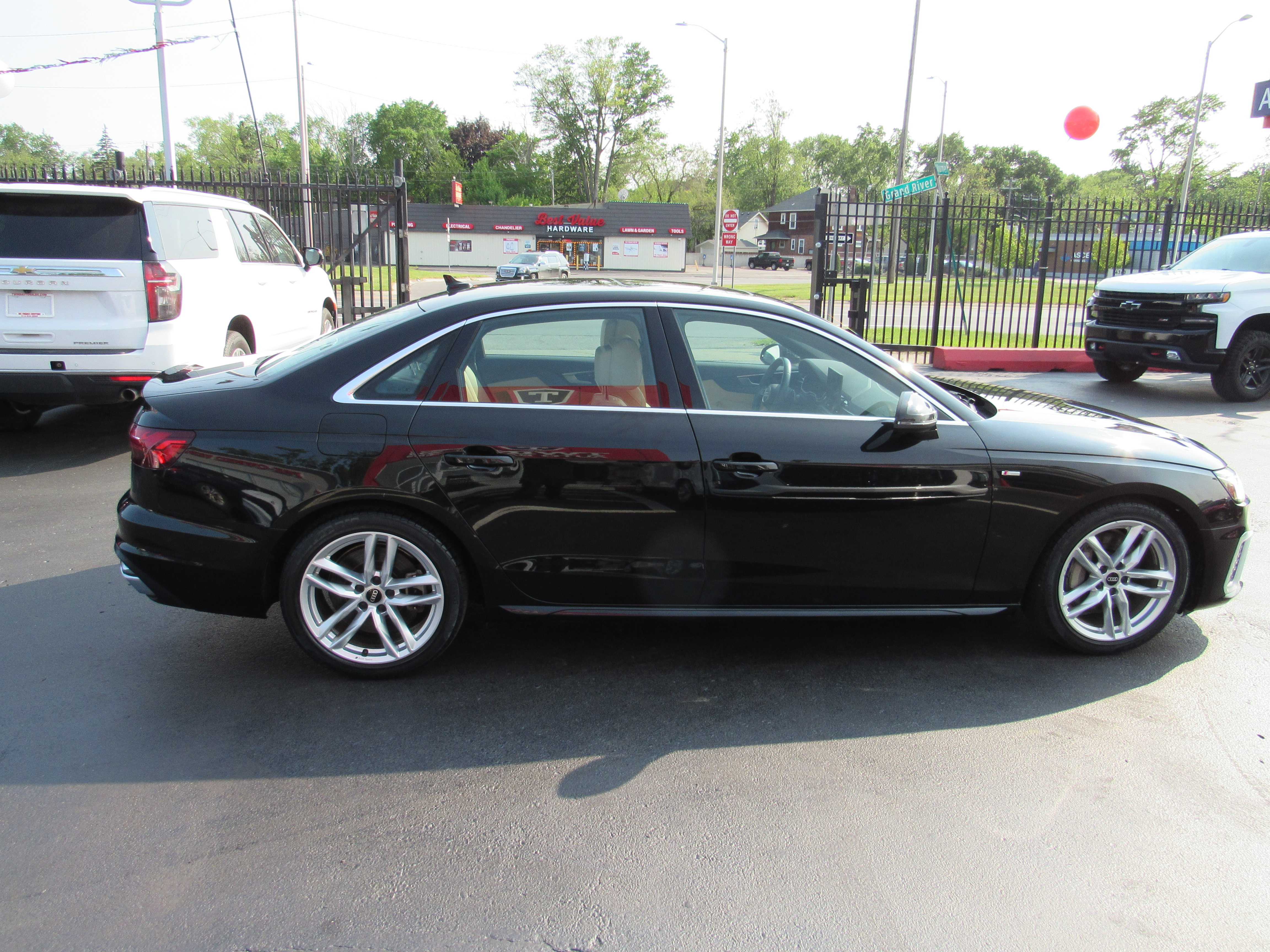 BLACK, 2022 AUDI A4 Thumnail Image 5