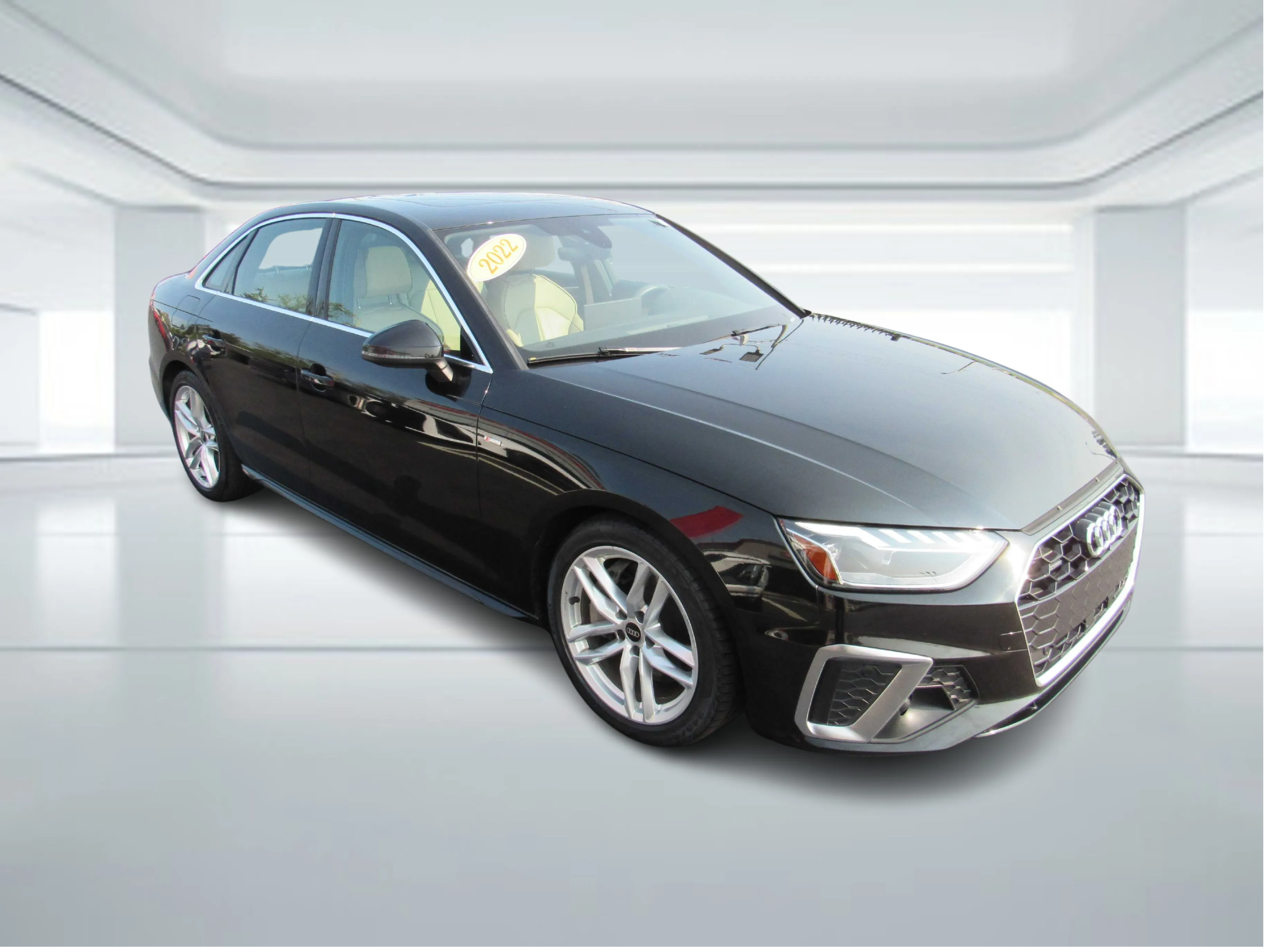BLACK, 2022 AUDI A4 Thumnail Image 4