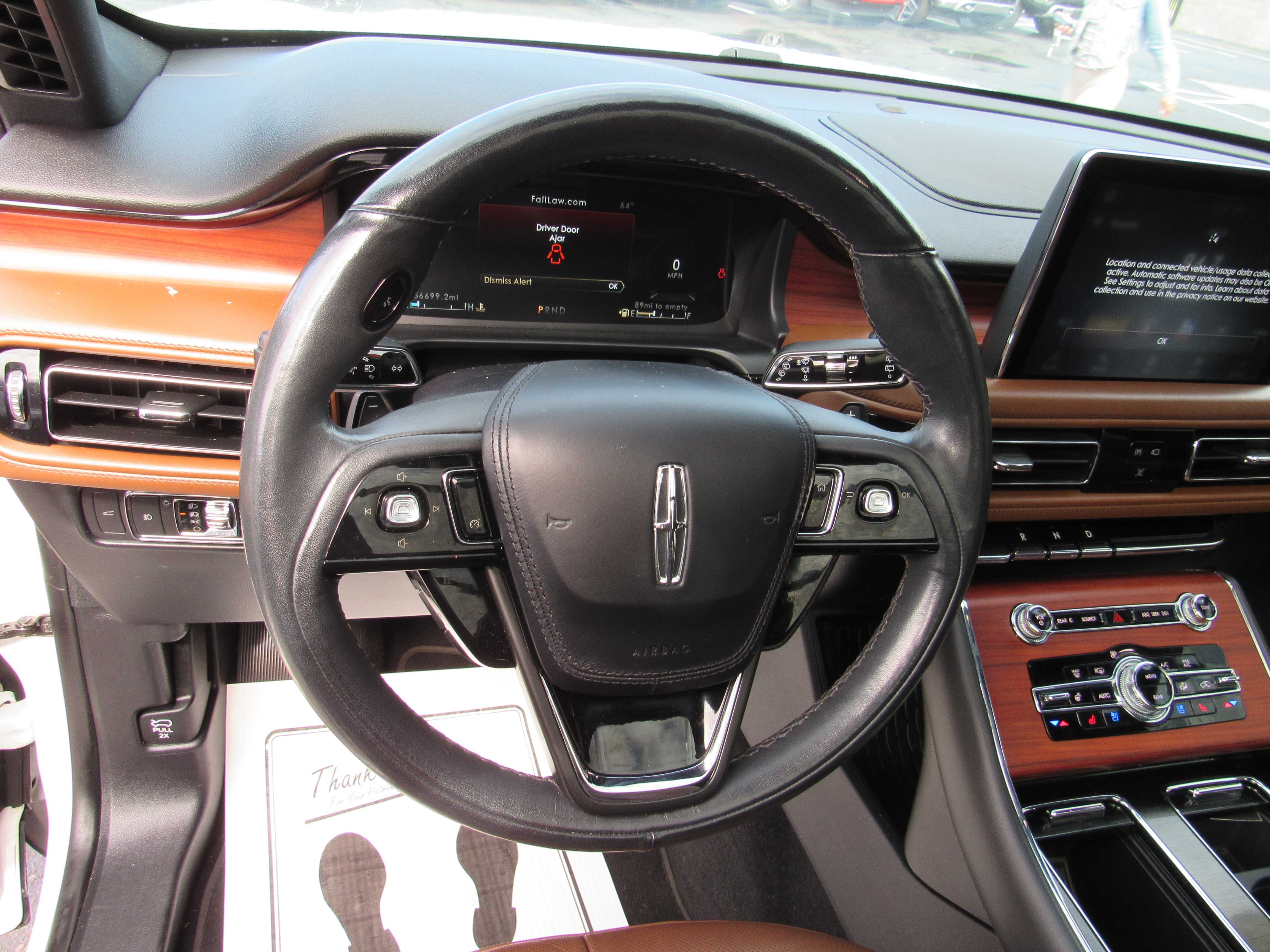 WHITE, 2021 LINCOLN AVIATOR Thumnail Image 22