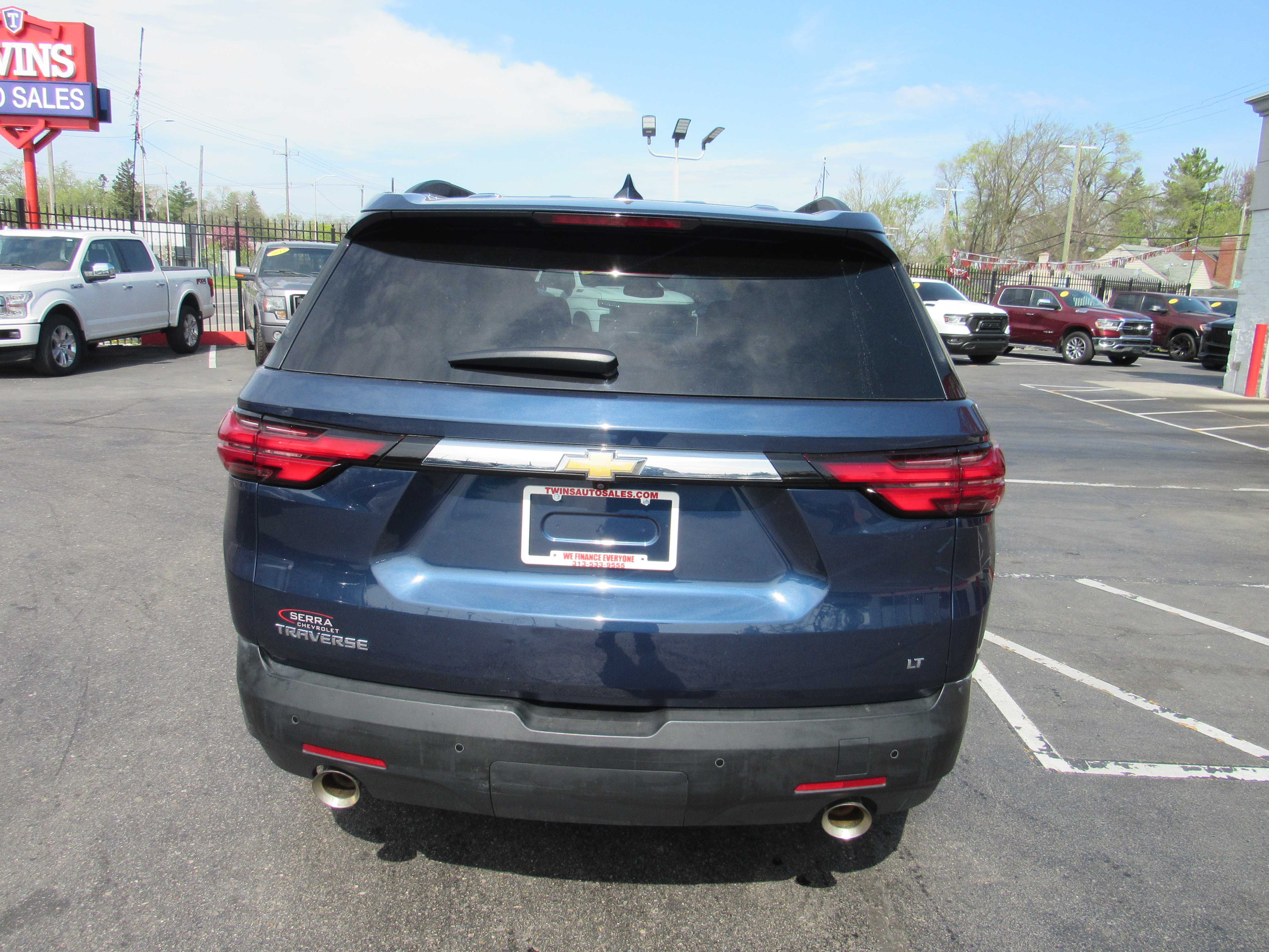 BLUE, 2022 CHEVROLET TRAVERSE Thumnail Image 7