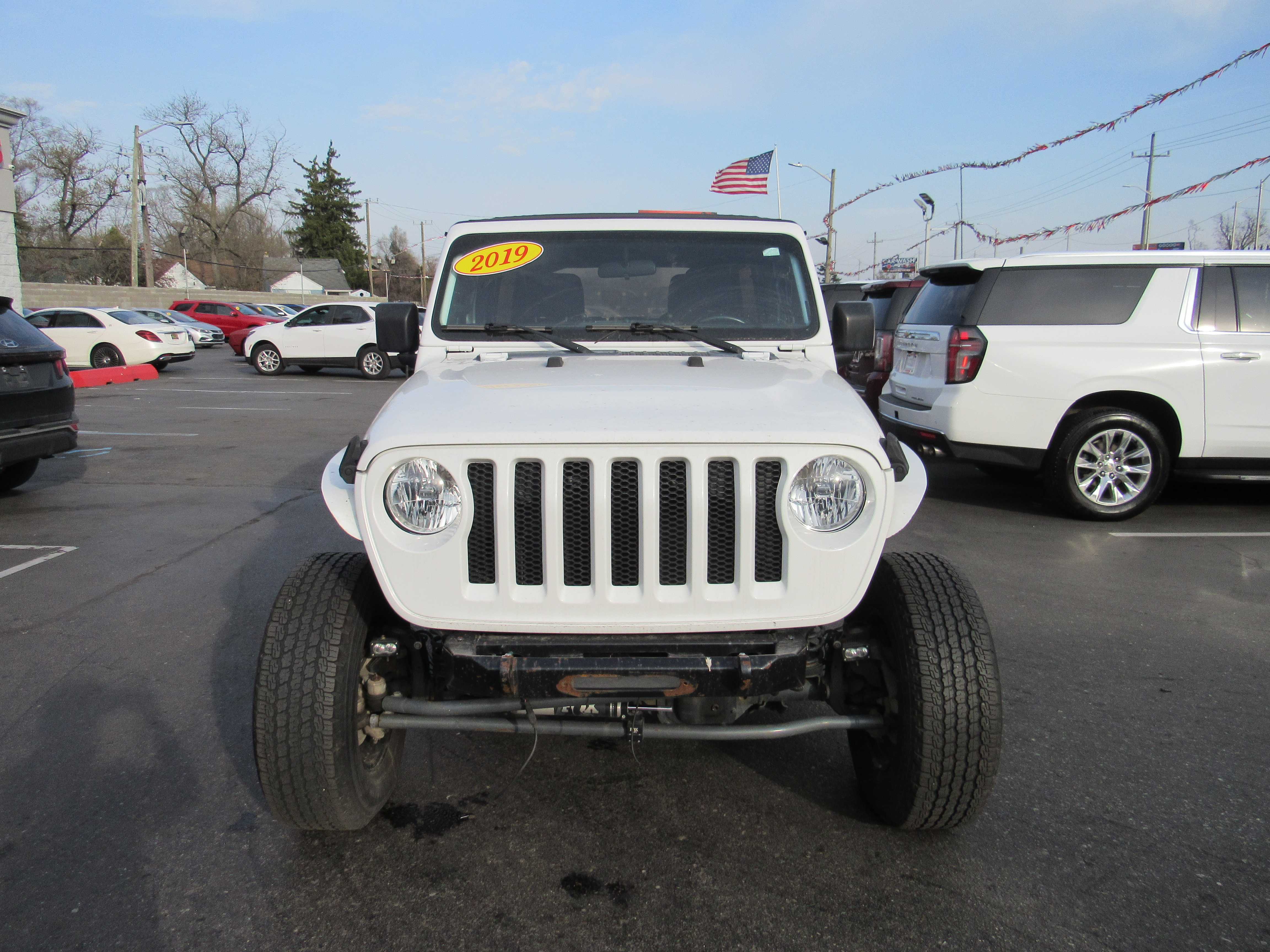 WHITE, 2019 JEEP WRANGLER UNLIMITED Thumnail Image 3