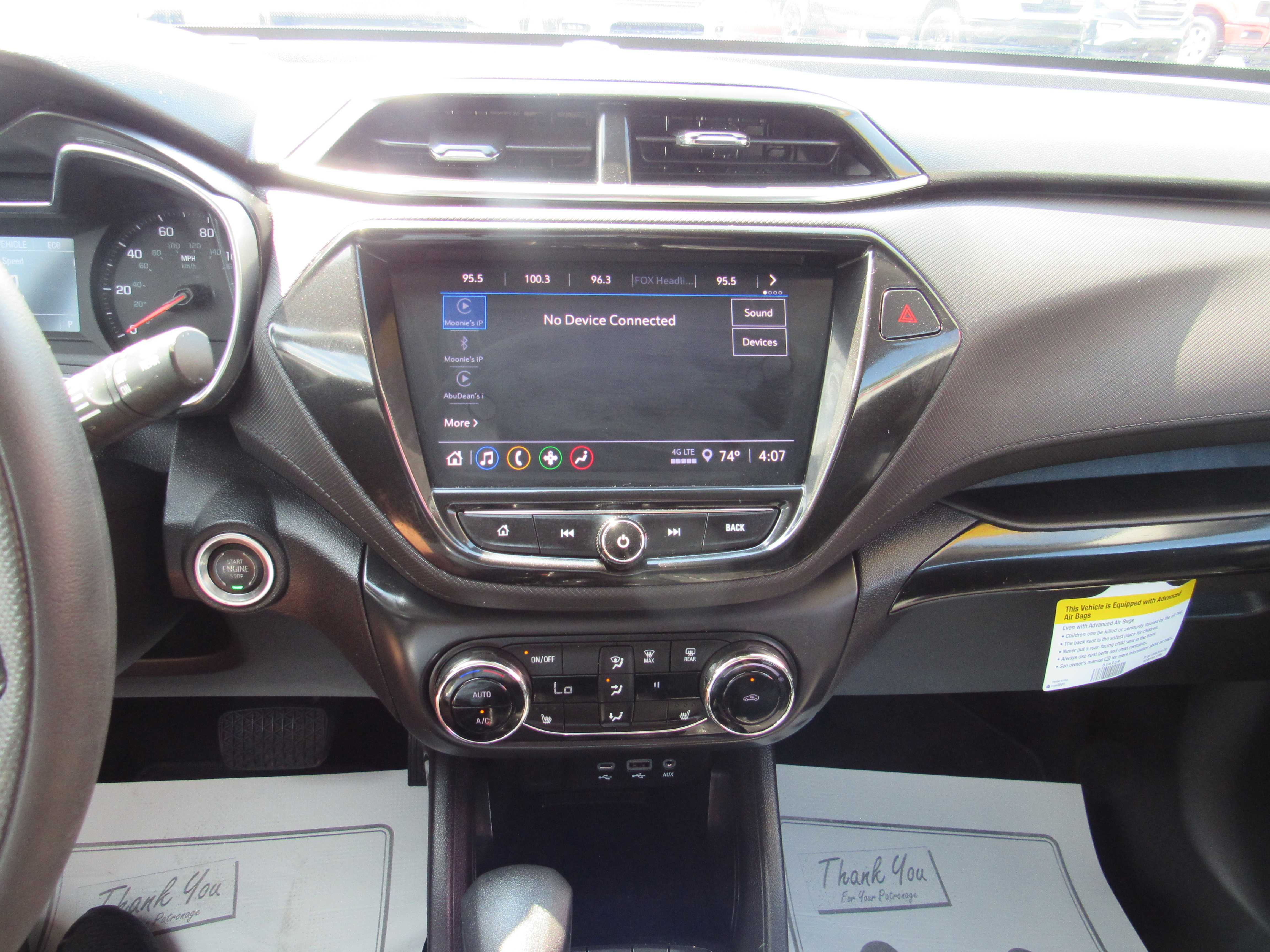 BLACK, 2021 CHEVROLET TRAILBLAZER Thumnail Image 14