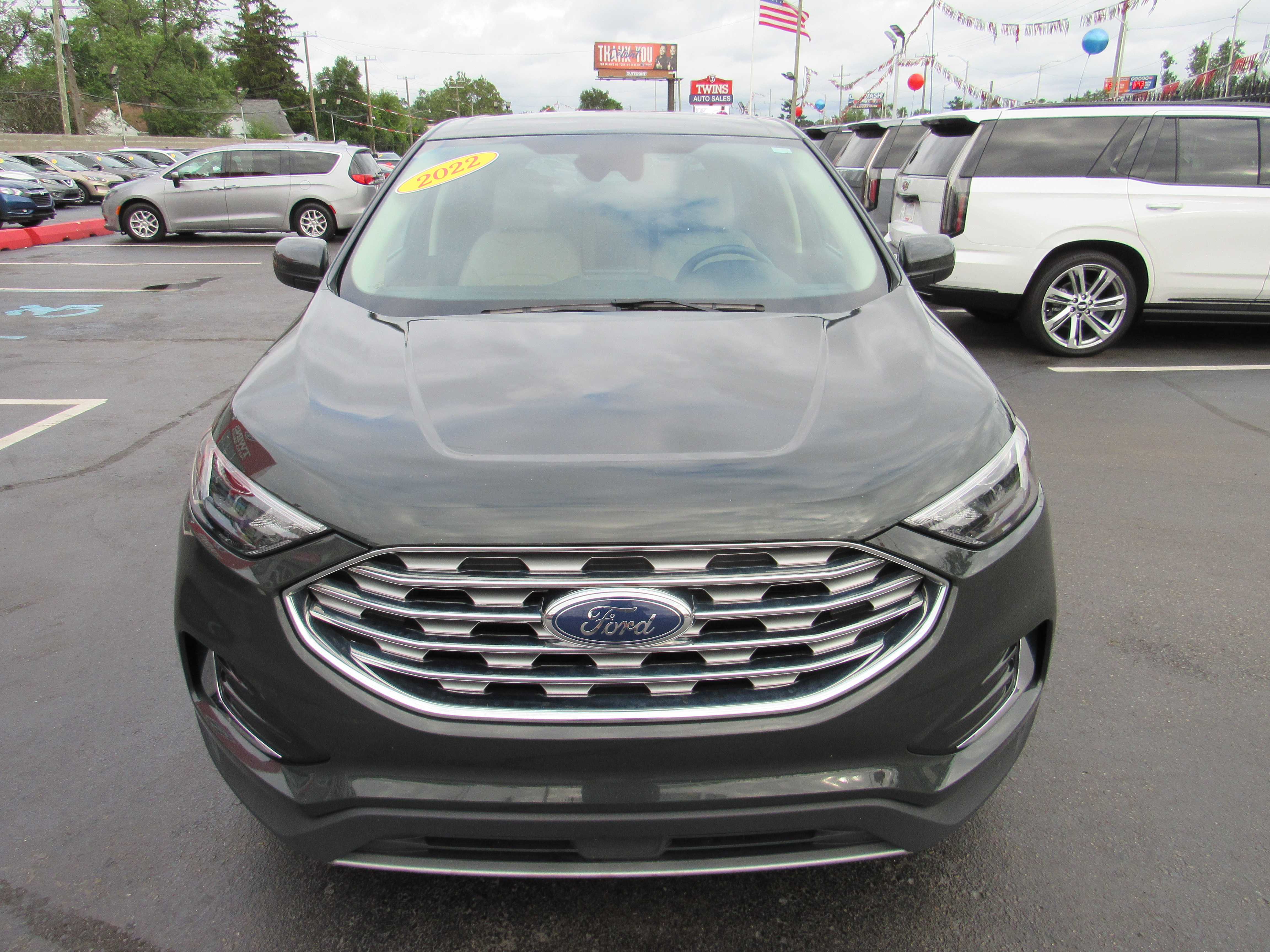 GREEN, 2022 FORD EDGE Thumnail Image 3