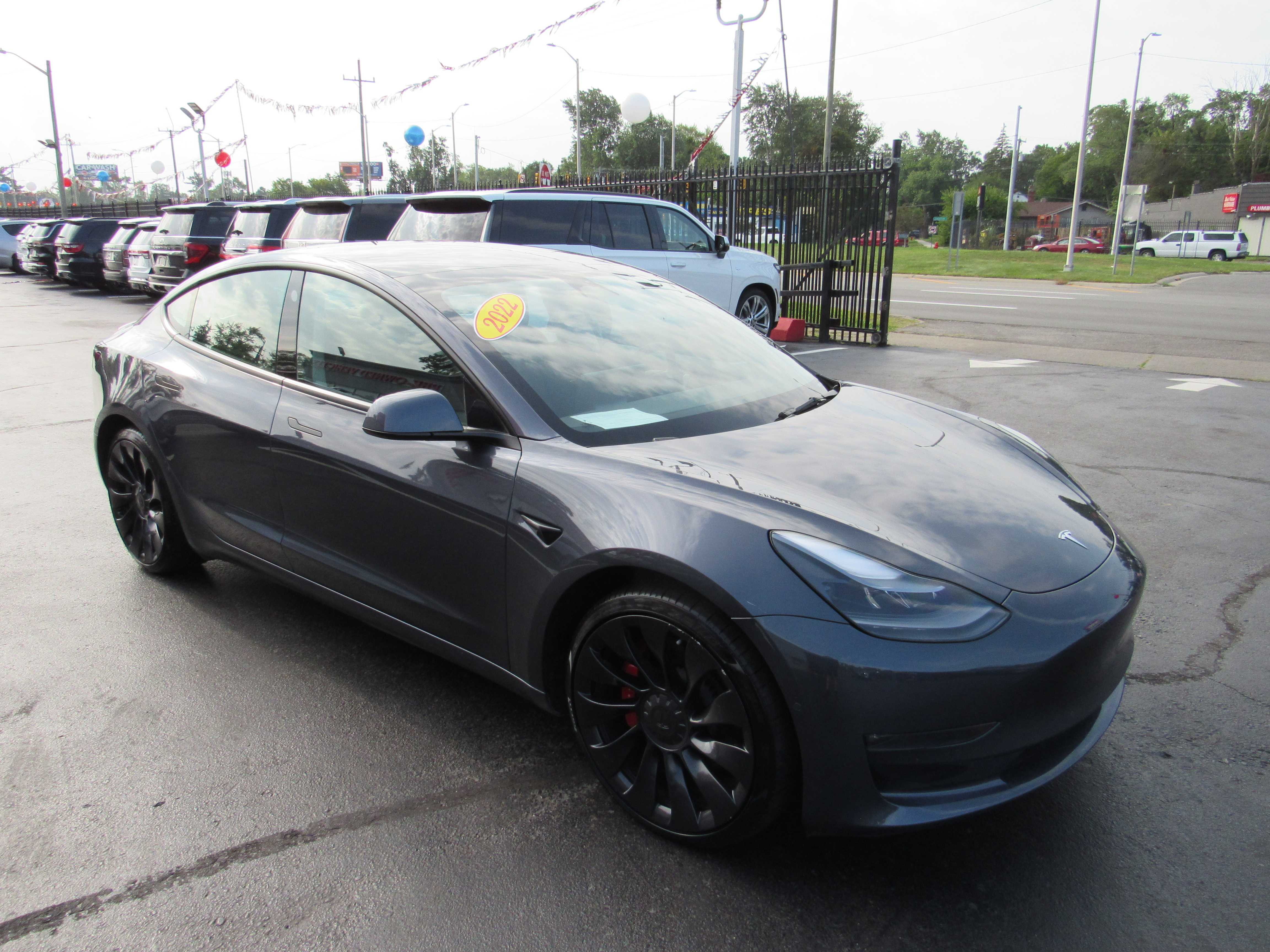 GREY, 2022 TESLA MODEL 3 Thumnail Image 4