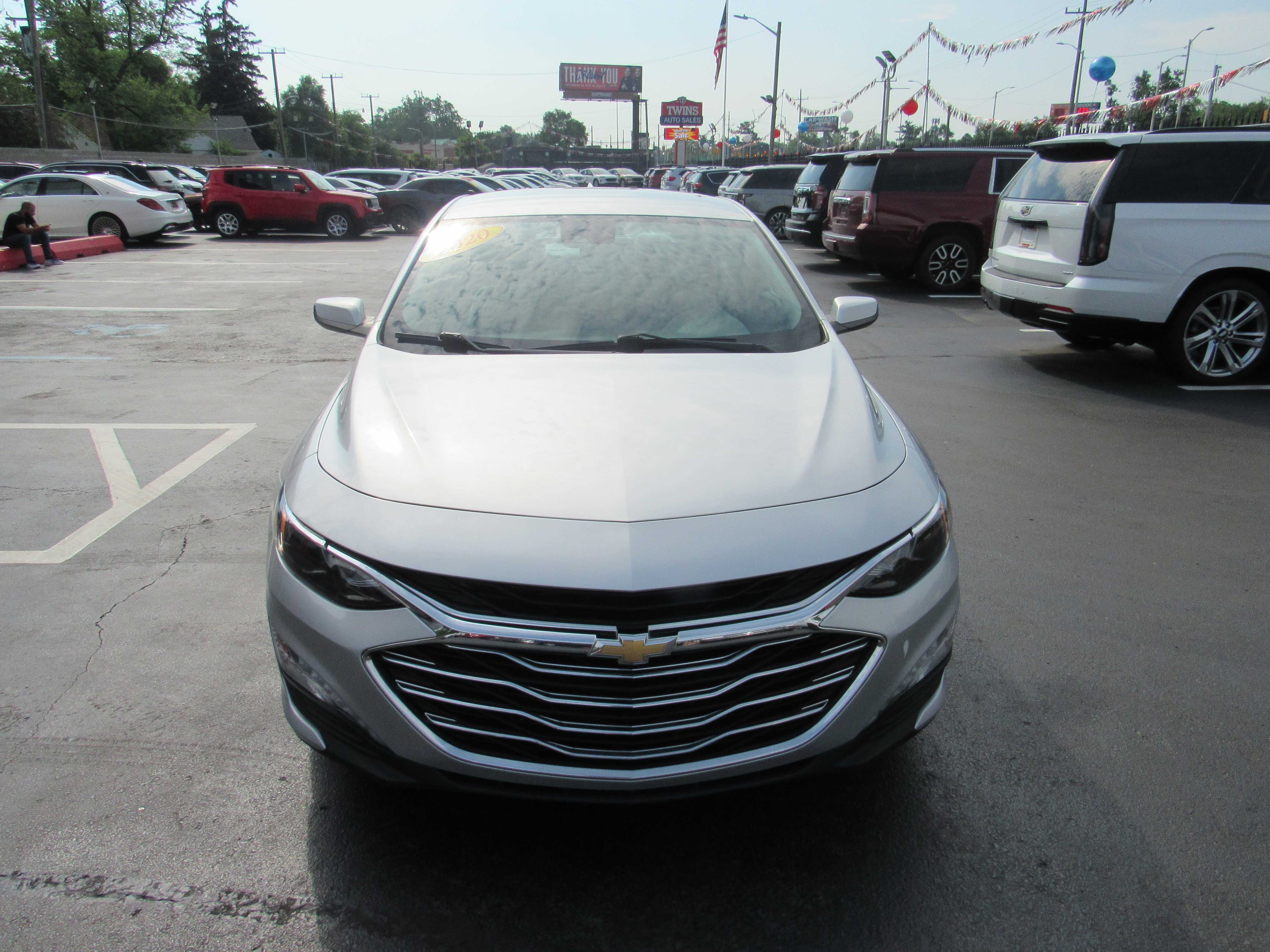 SILVER, 2020 CHEVROLET MALIBU Thumnail Image 3