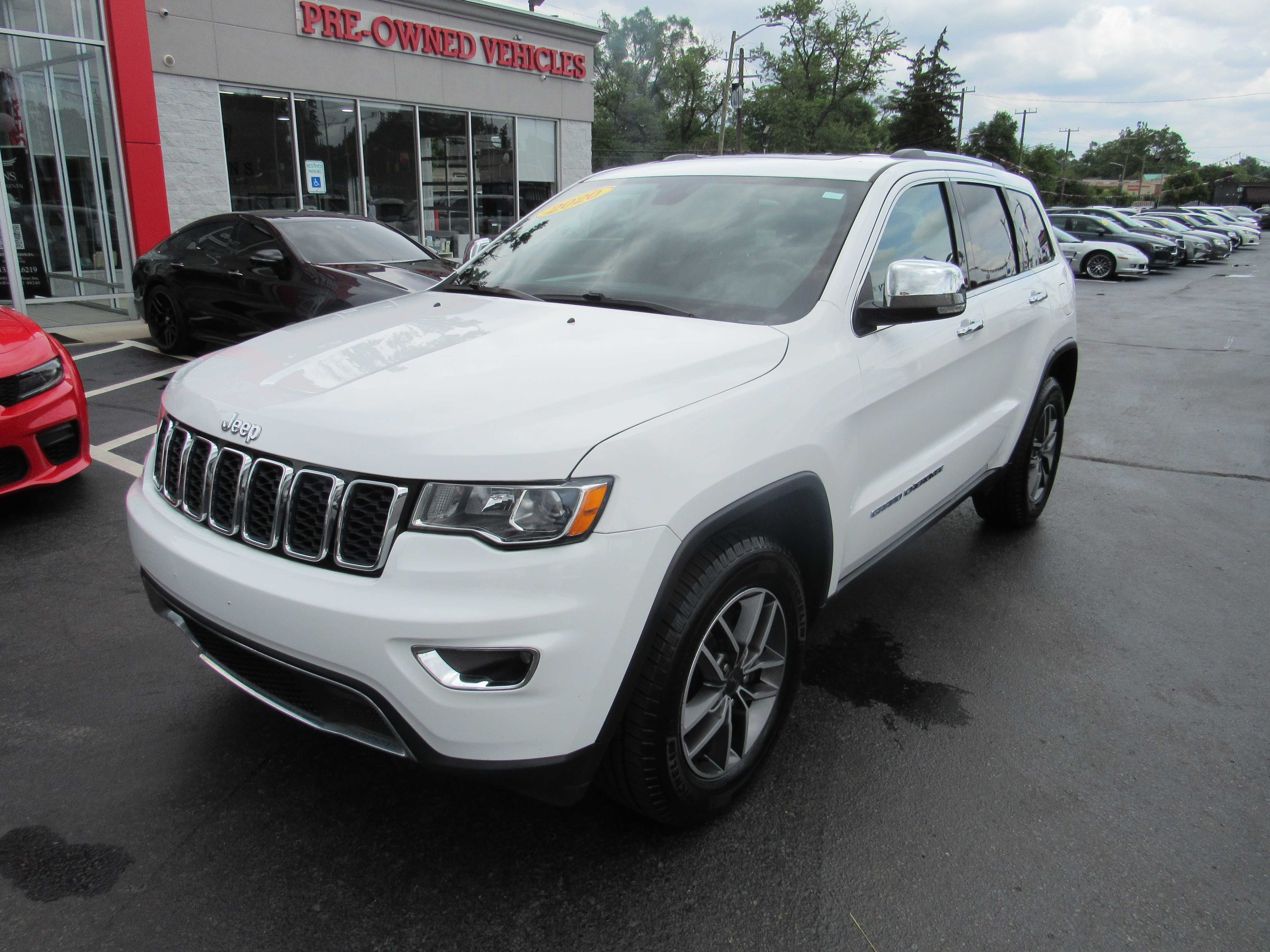 WHITE, 2020 JEEP GRAND CHEROKEE Thumnail Image 2