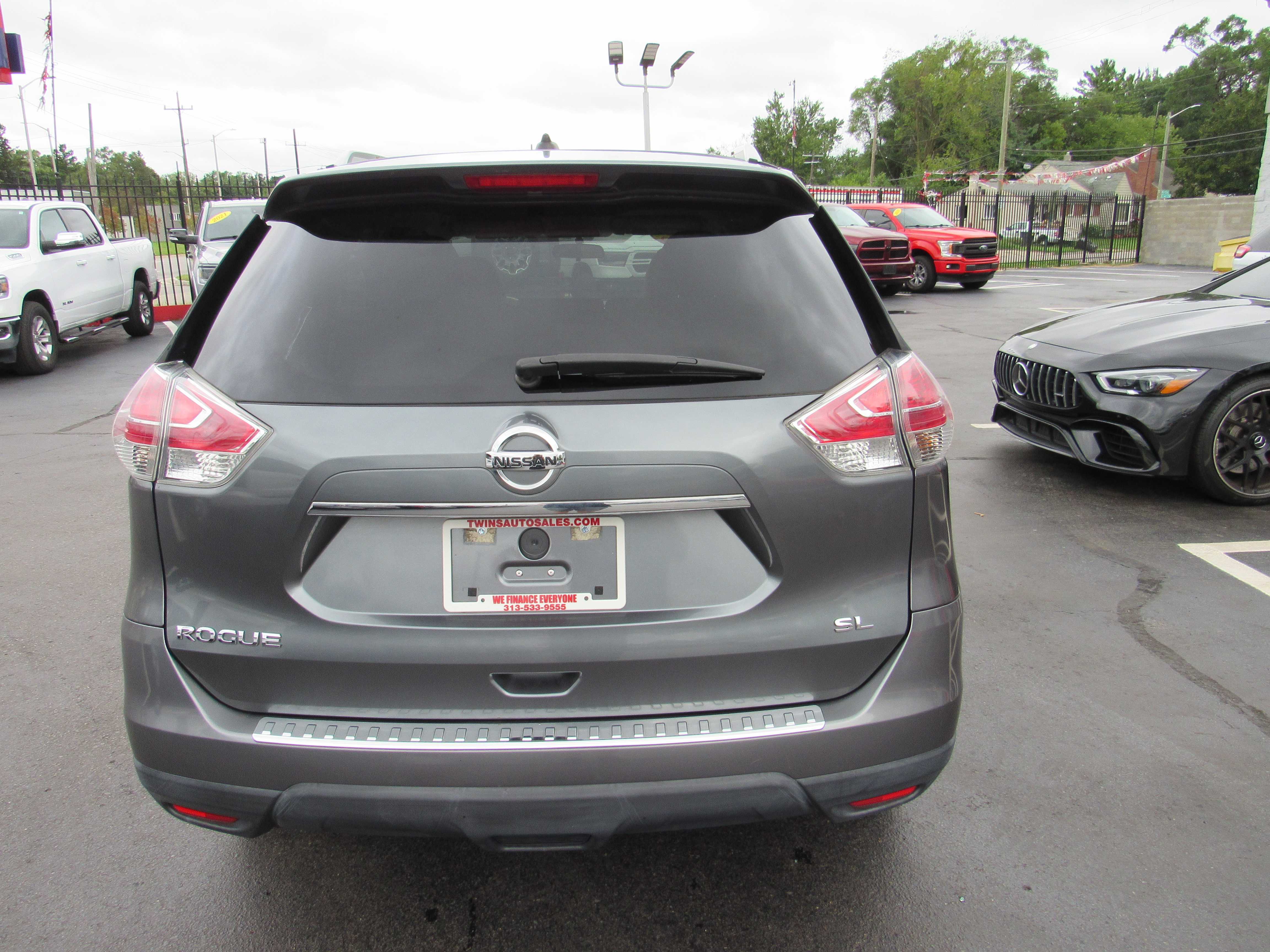 GREY, 2015 NISSAN ROGUE Thumnail Image 7