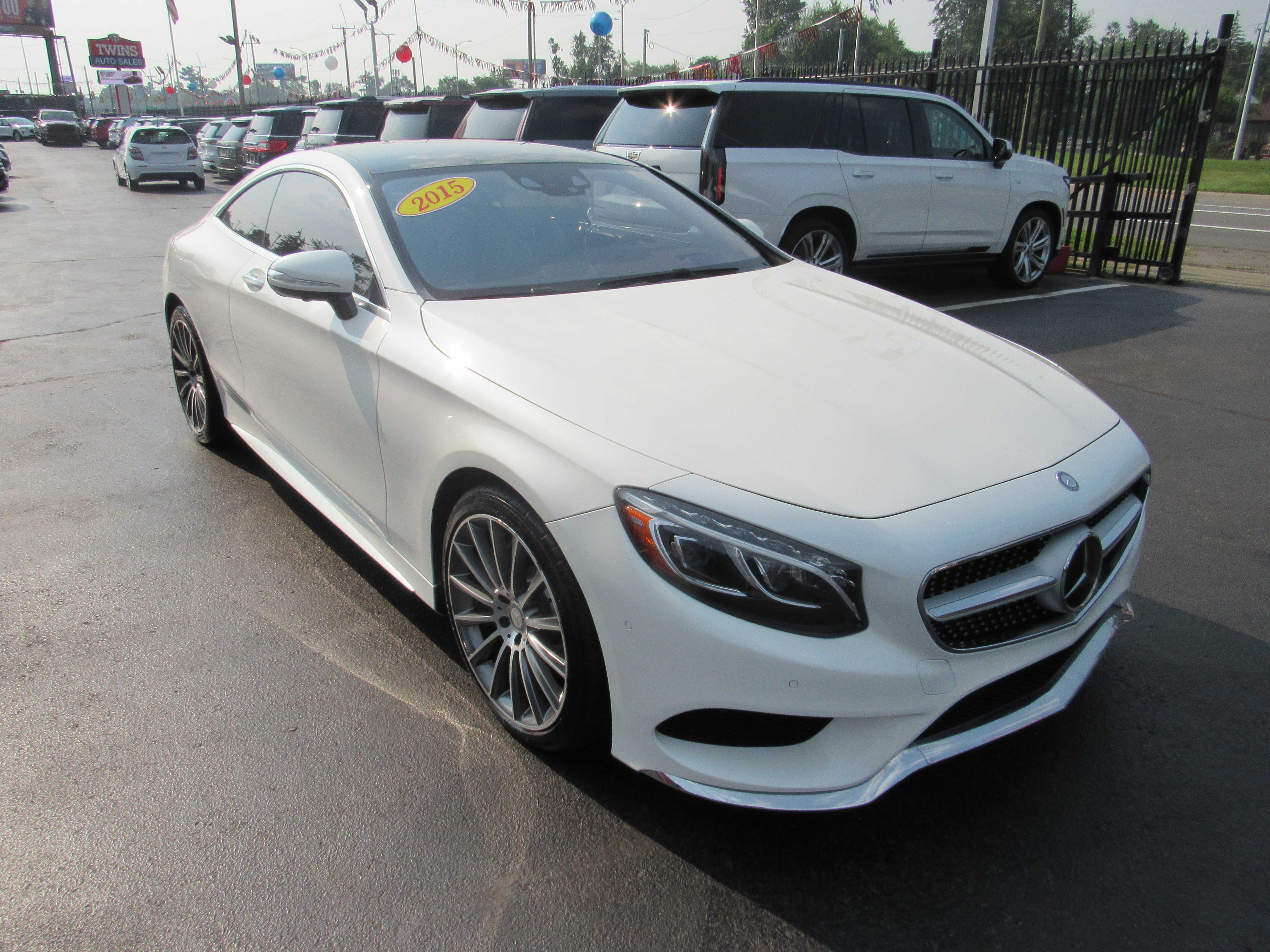 WHITE, 2015 MERCEDES-BENZ S-CLASS Thumnail Image 4