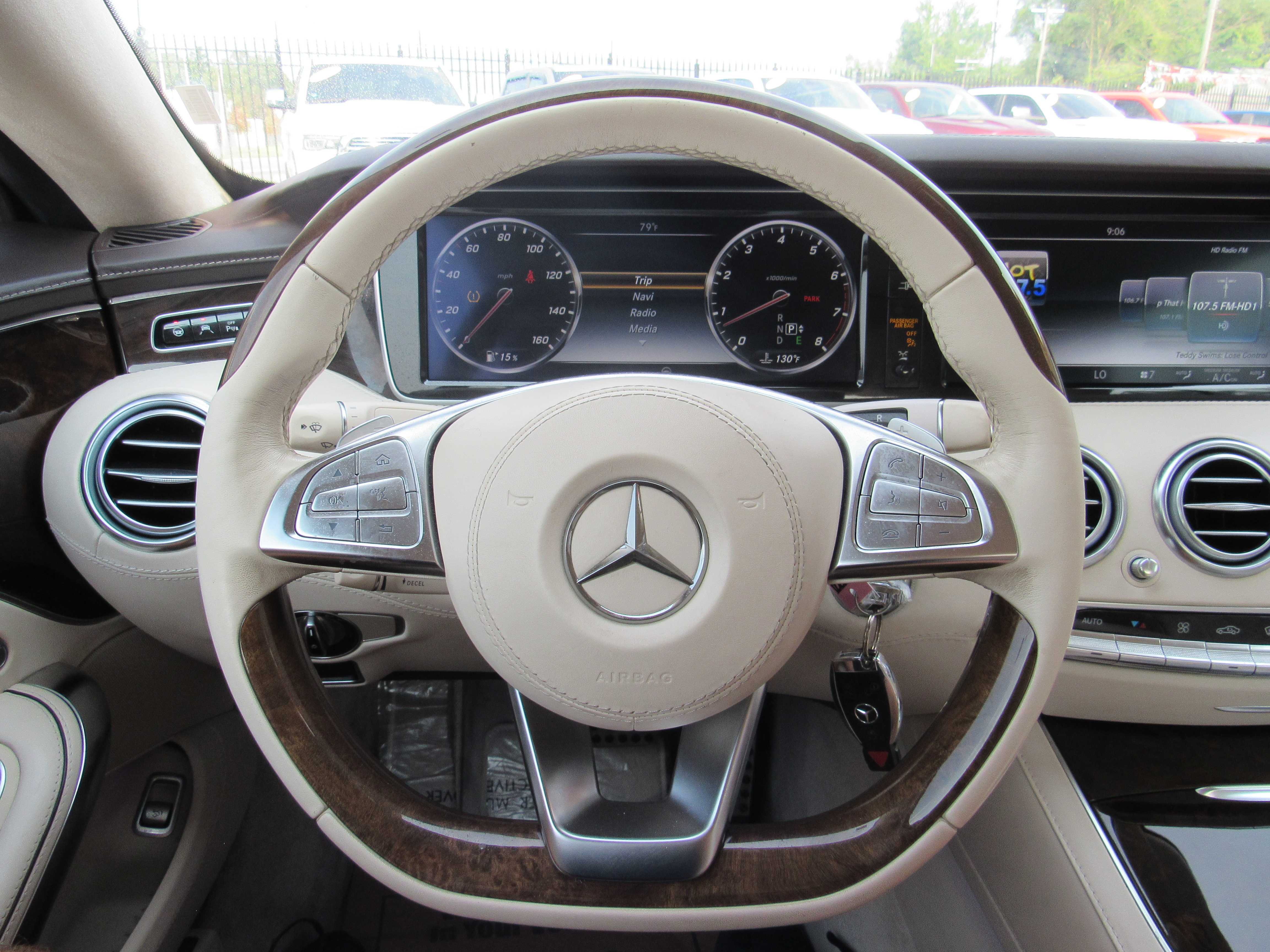 WHITE, 2015 MERCEDES-BENZ S-CLASS Thumnail Image 14