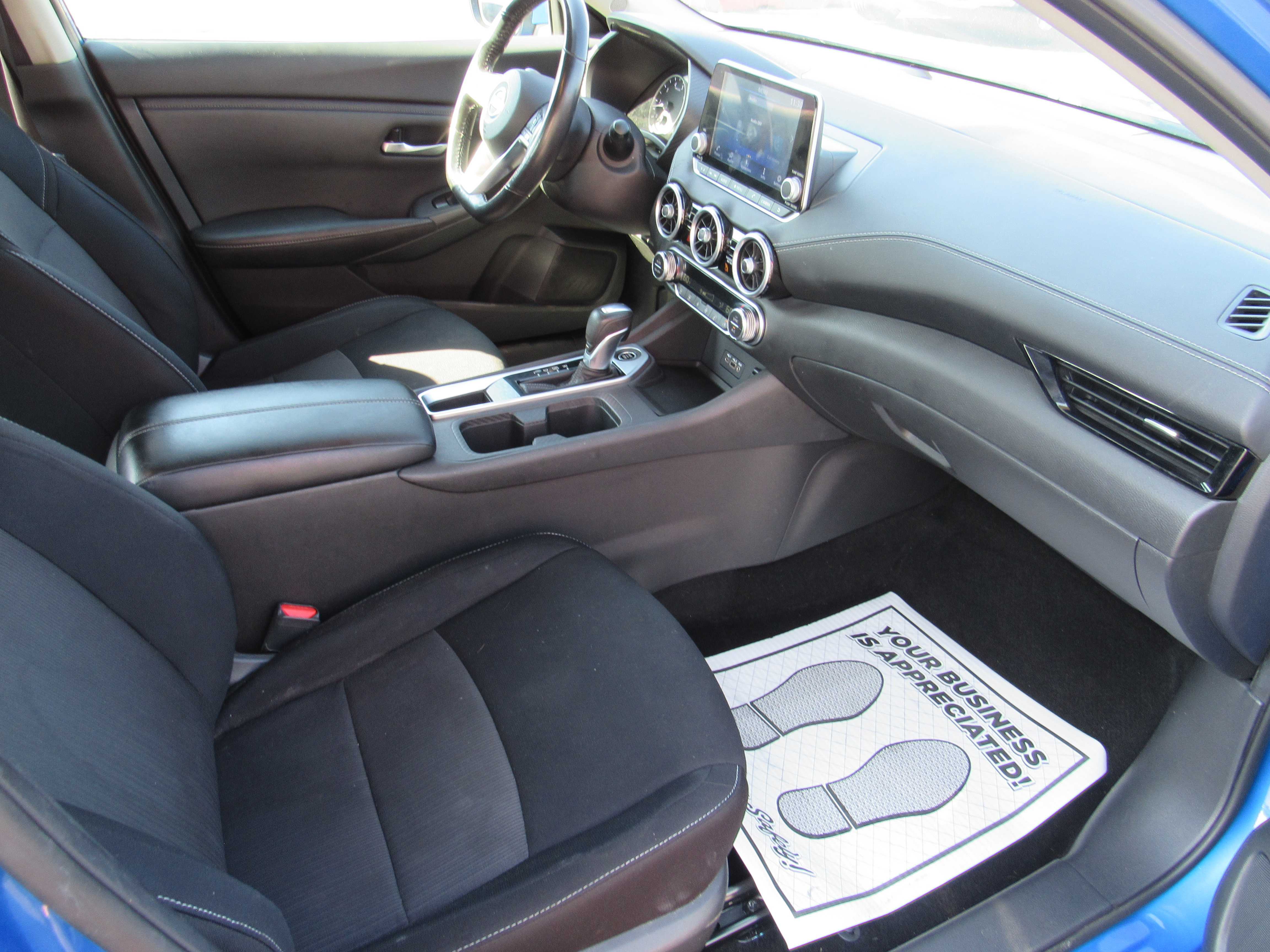 BLUE, 2021 NISSAN SENTRA Thumnail Image 9