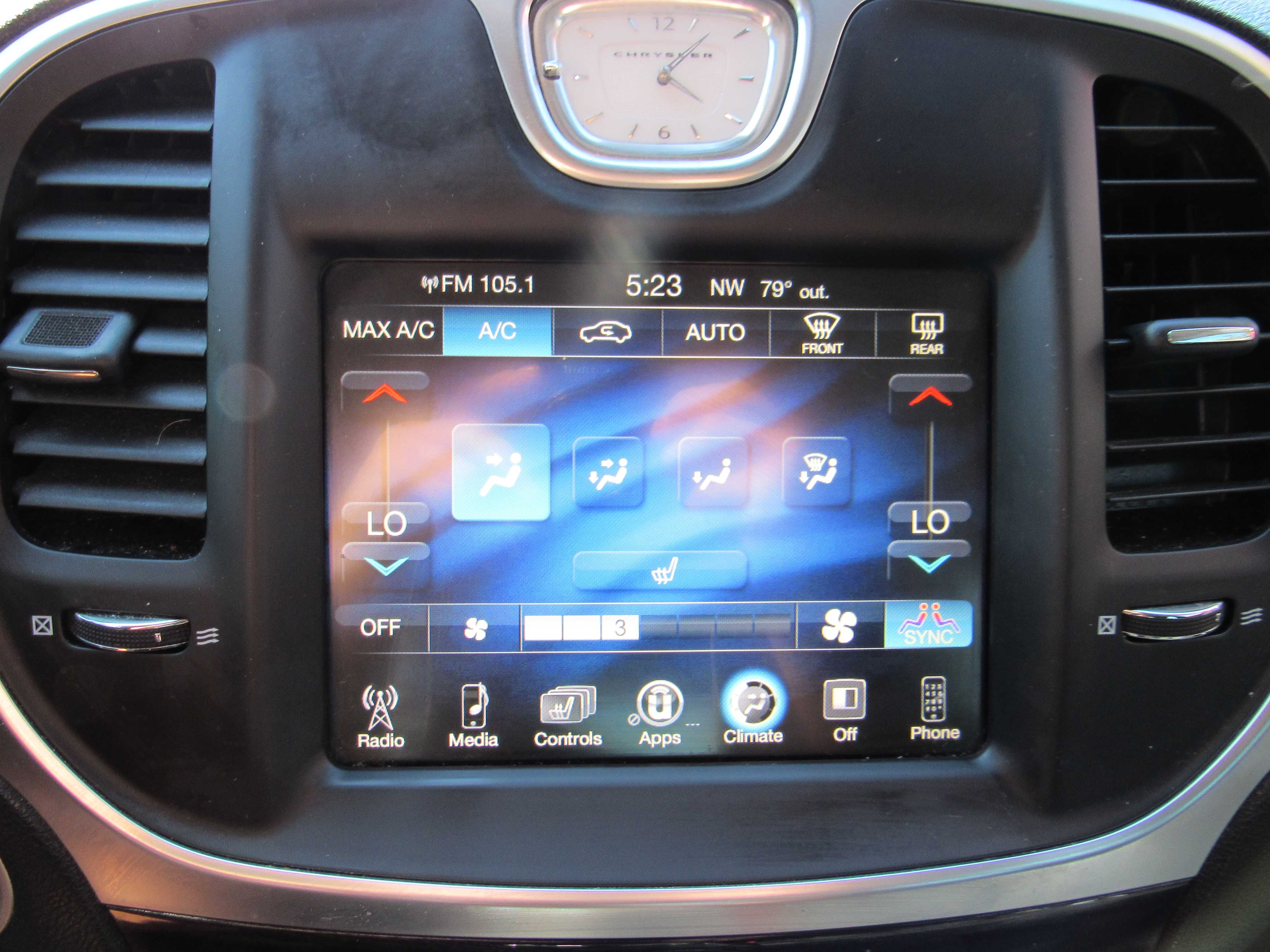 BLACK, 2016 CHRYSLER 300 Thumnail Image 15