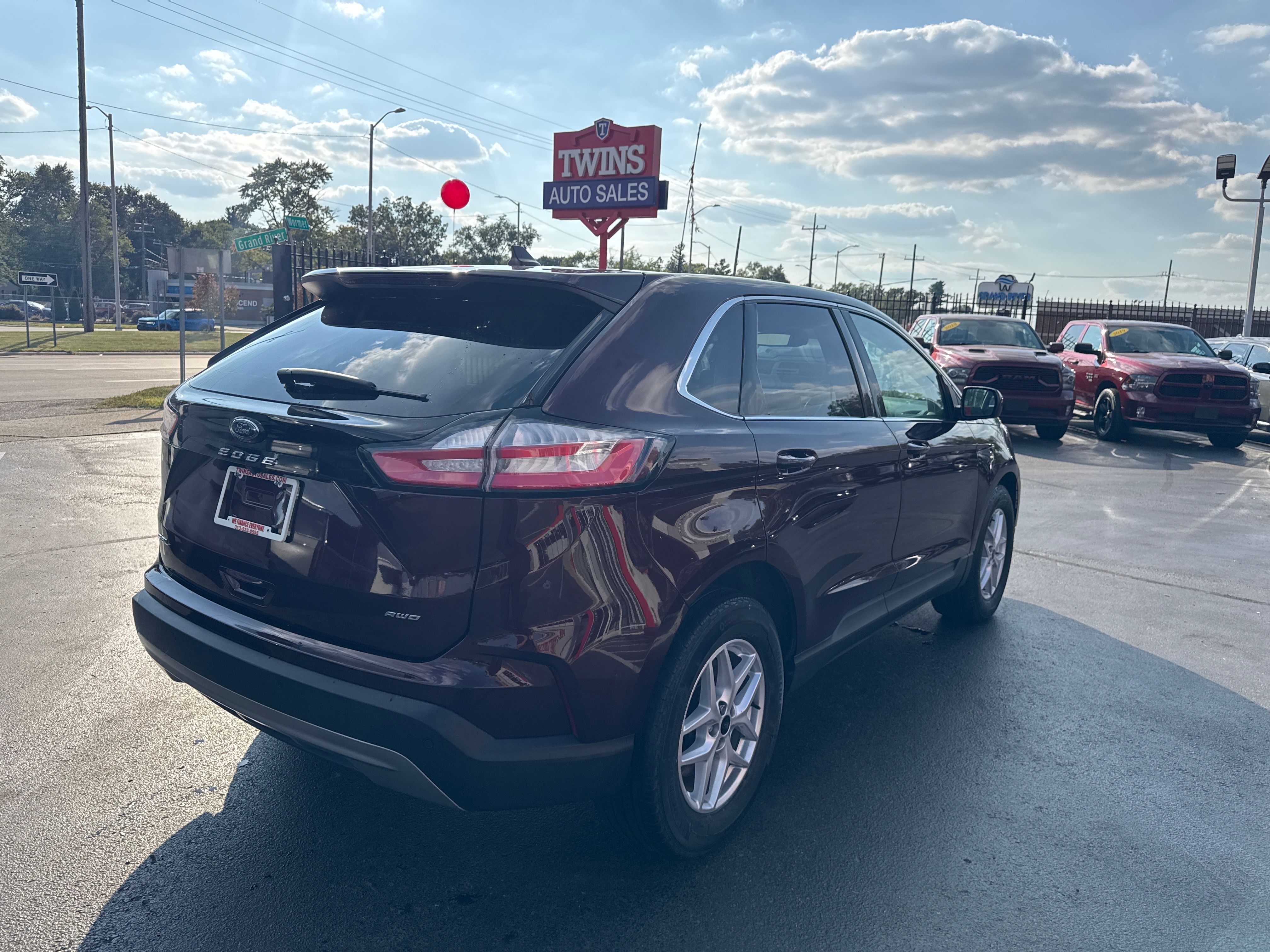BURGUNDY, 2023 FORD EDGE Thumnail Image 6