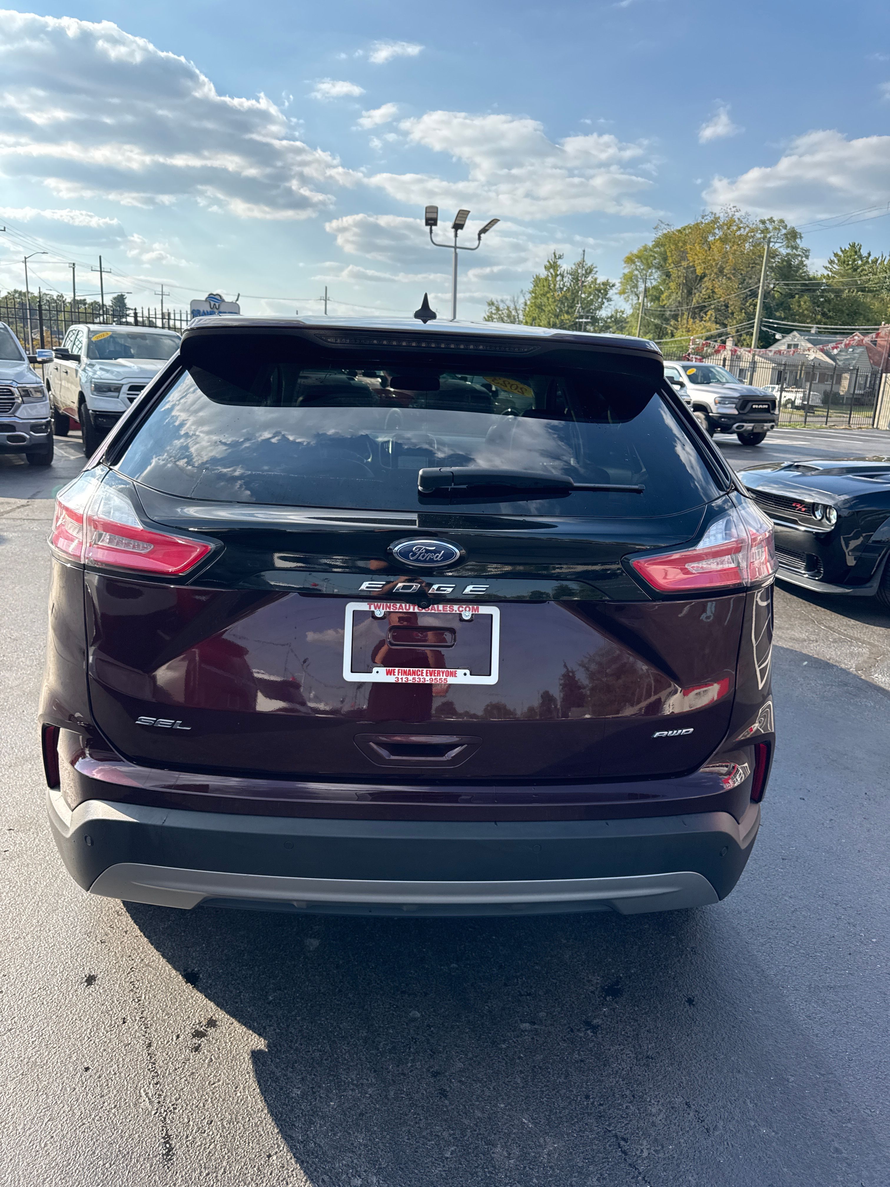 BURGUNDY, 2023 FORD EDGE Thumnail Image 7