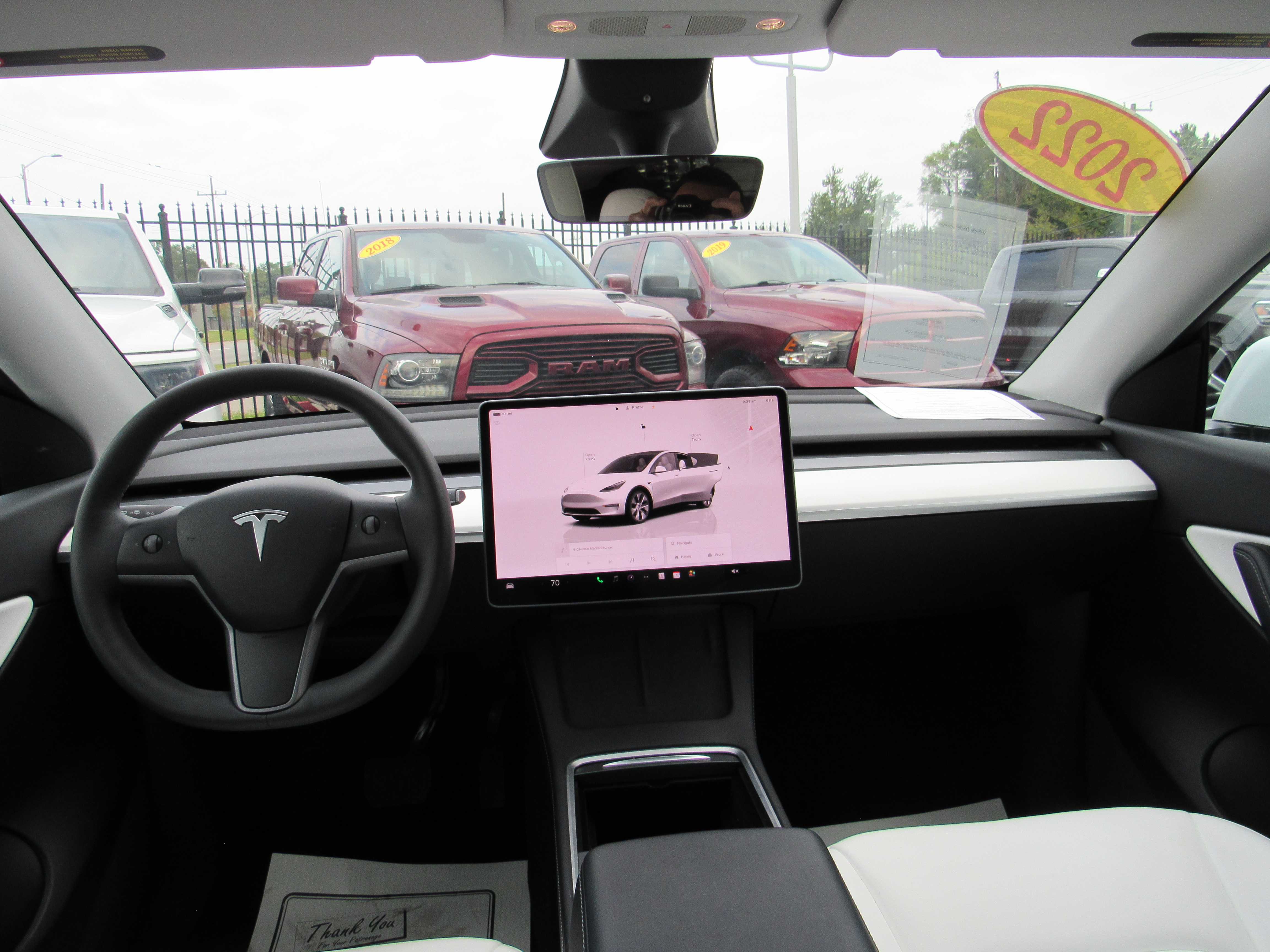 WHITE, 2022 TESLA MODEL Y Thumnail Image 15