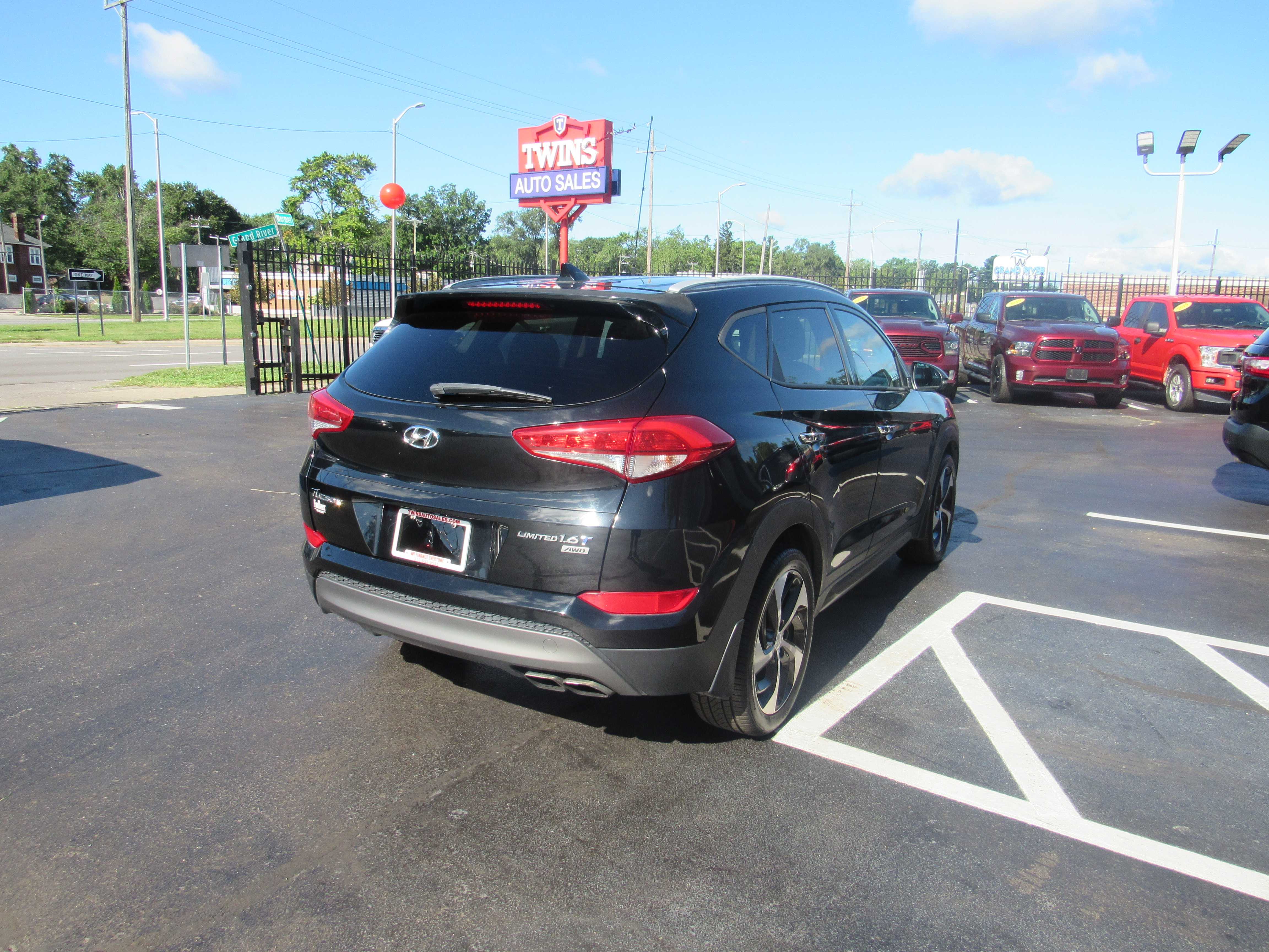 BLACK, 2016 HYUNDAI TUCSON Thumnail Image 4