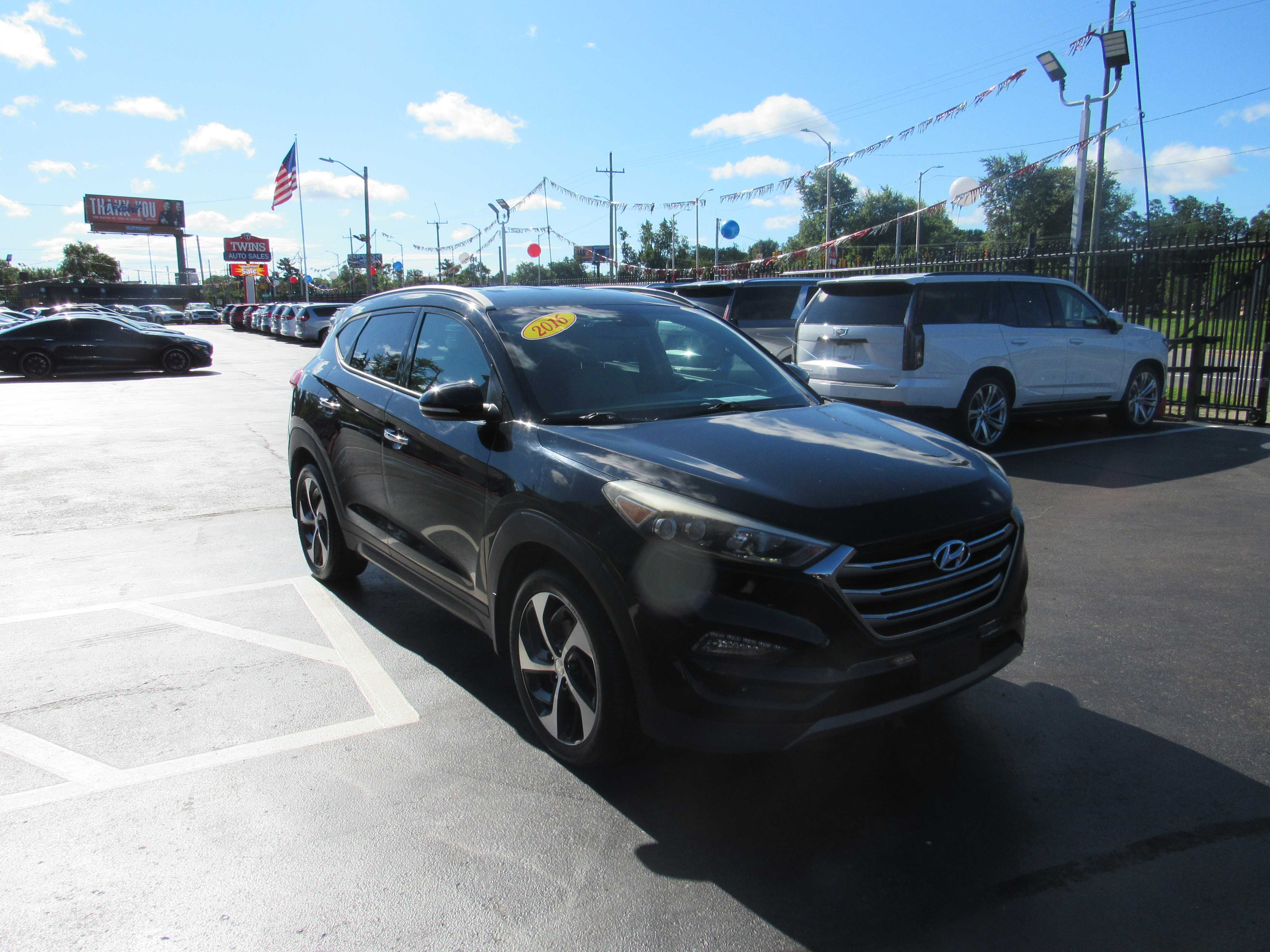 BLACK, 2016 HYUNDAI TUCSON Thumnail Image 5