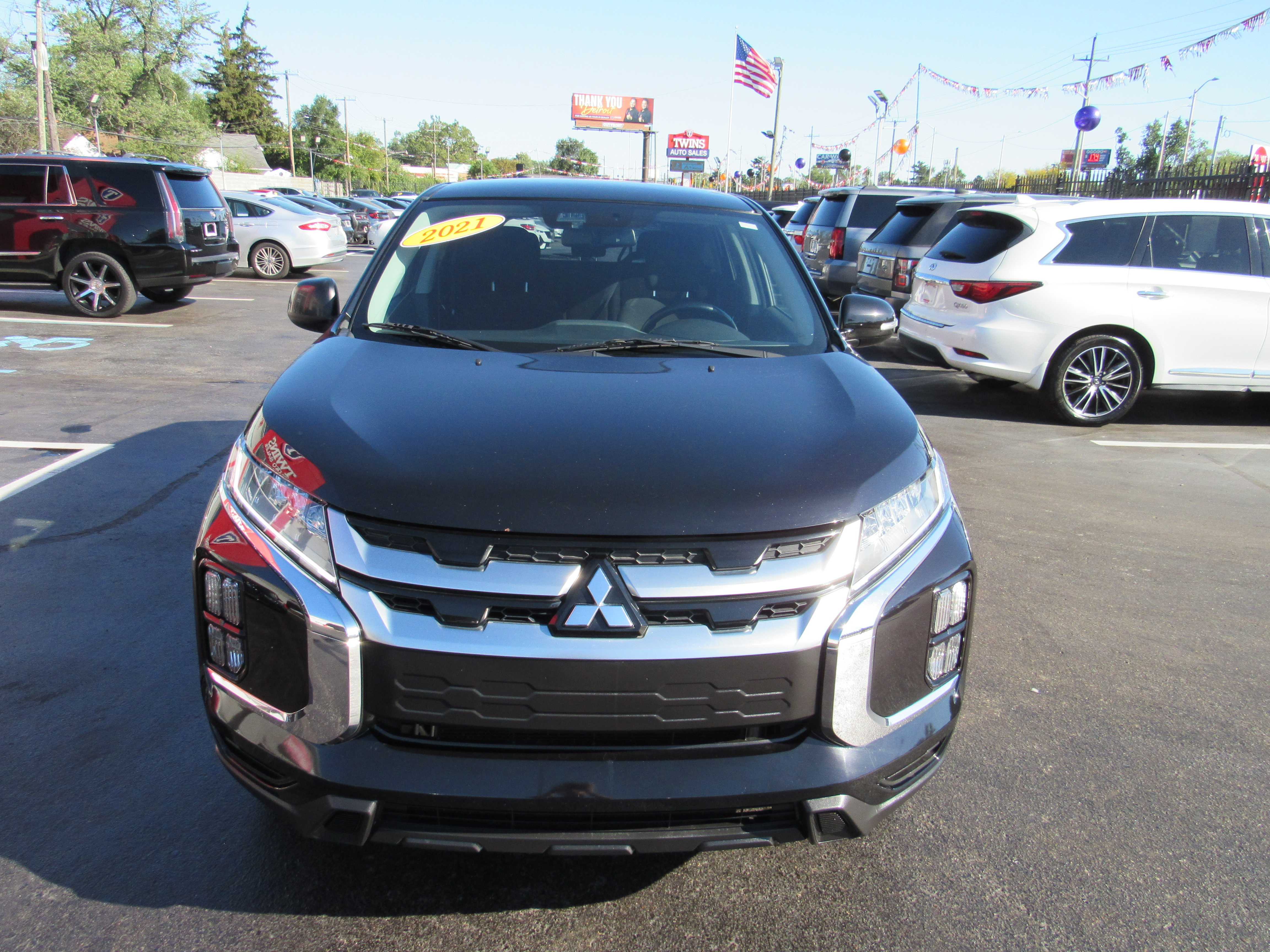 BLACK, 2021 MITSUBISHI OUTLANDER SPORT Thumnail Image 3