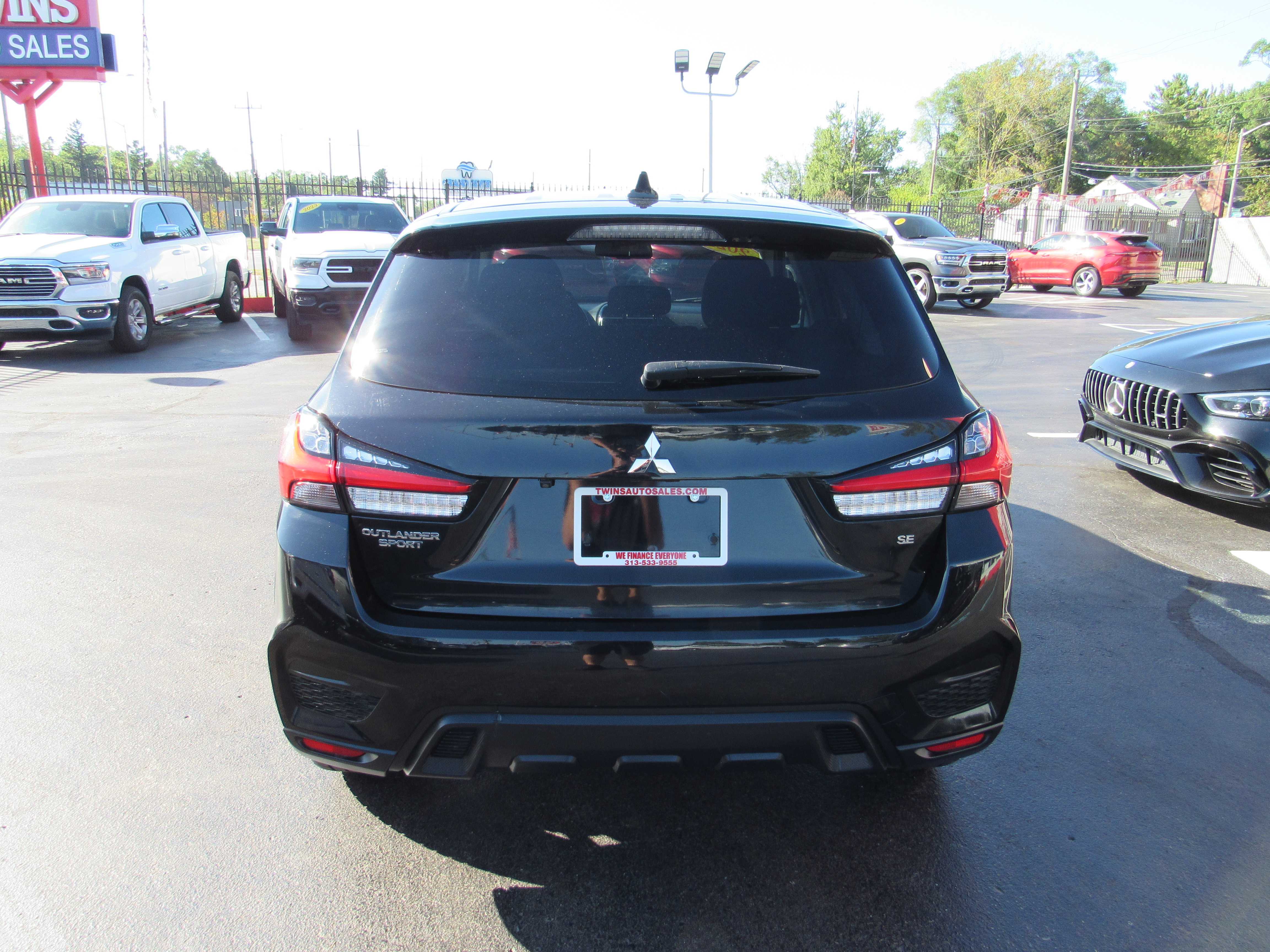 BLACK, 2021 MITSUBISHI OUTLANDER SPORT Thumnail Image 7