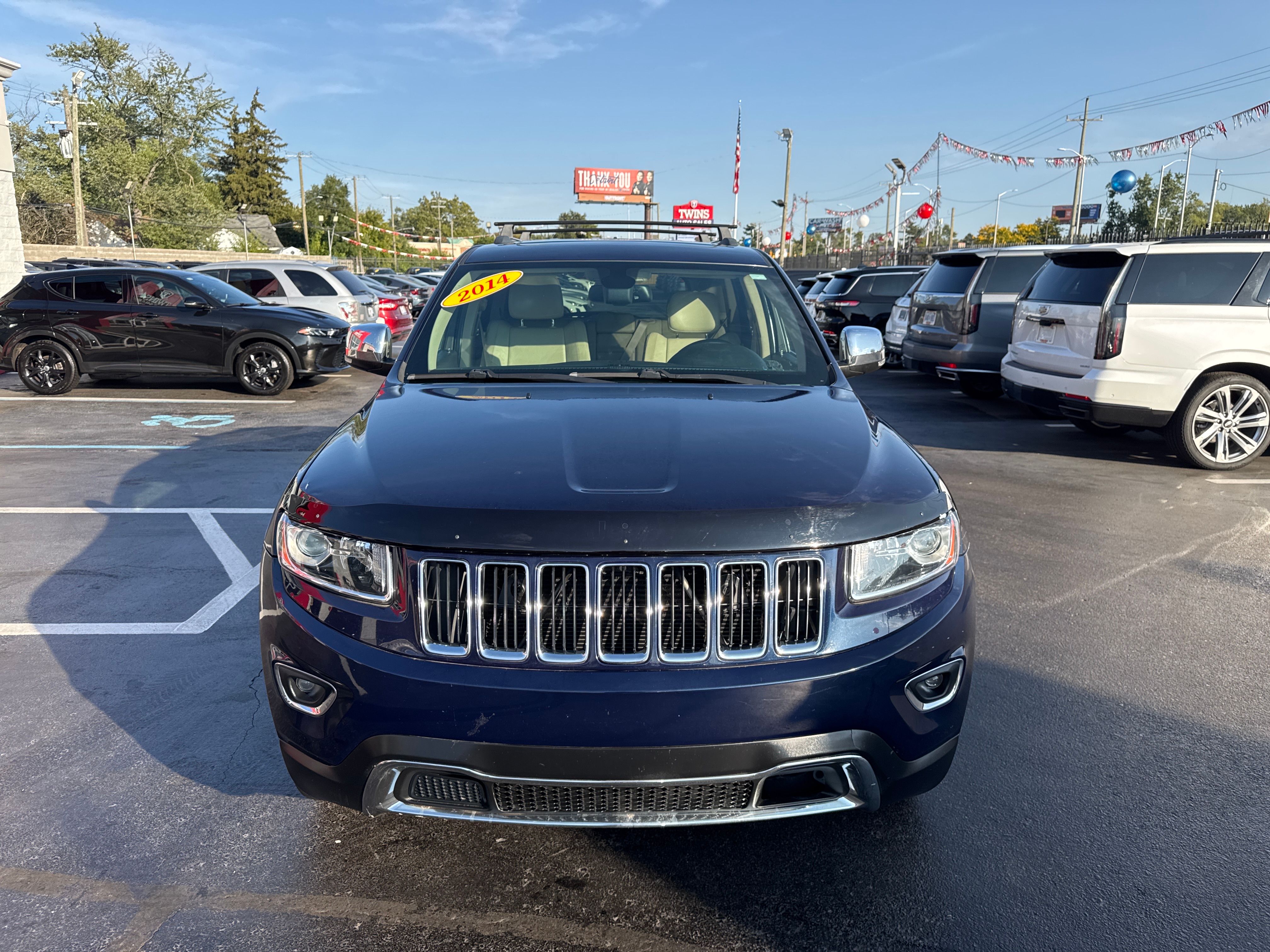 BLUE, 2014 JEEP GRAND CHEROKEE Thumnail Image 3