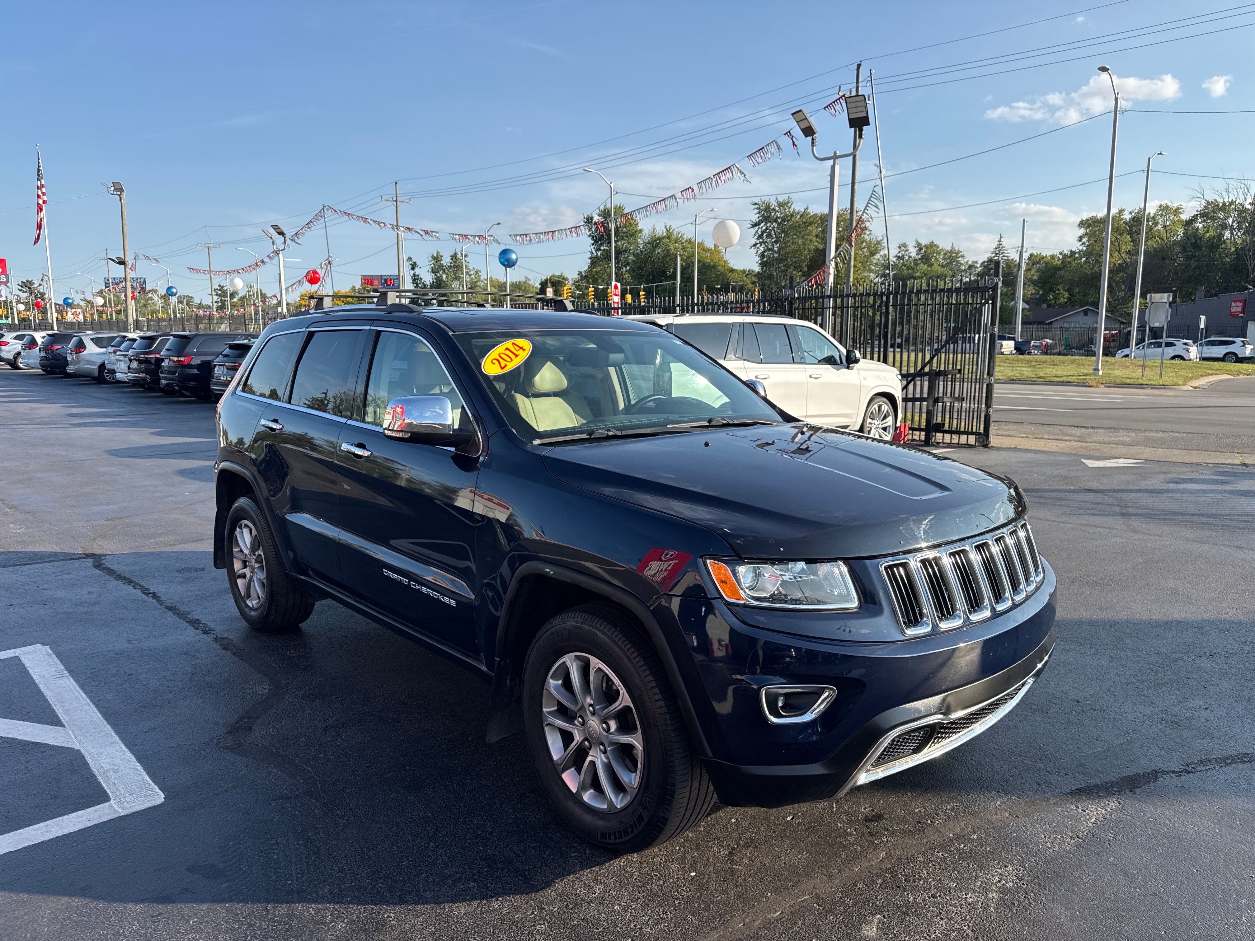 BLUE, 2014 JEEP GRAND CHEROKEE Thumnail Image 4