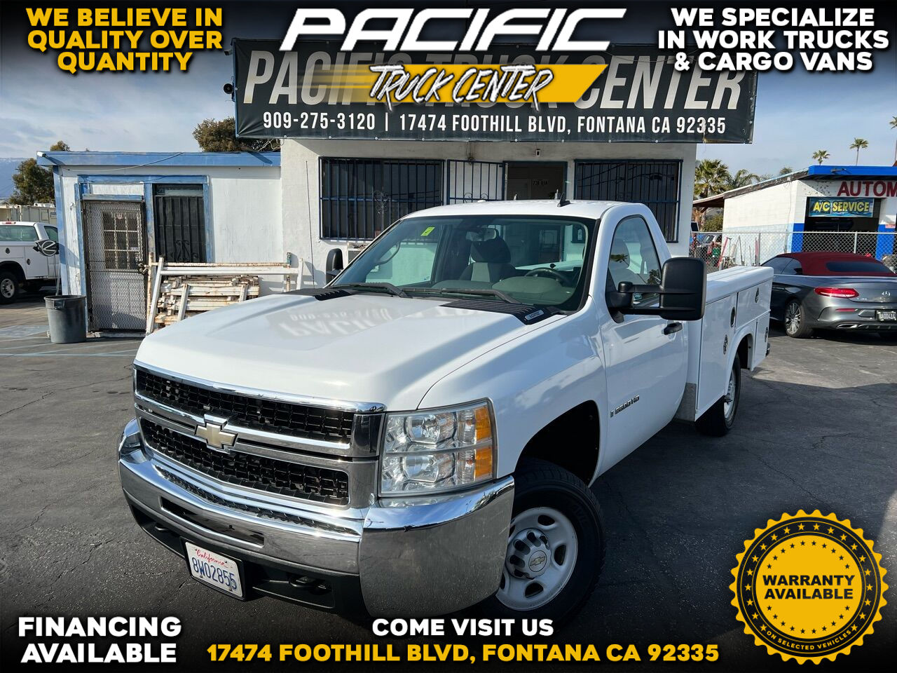 White, 2009 Chevrolet Silverado 2500HD Image 