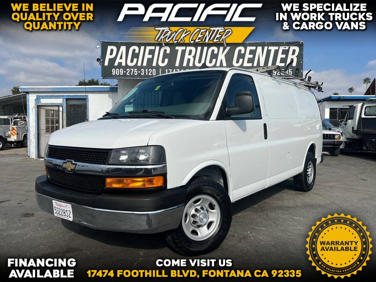 White, 2018 Chevrolet Express Image 1