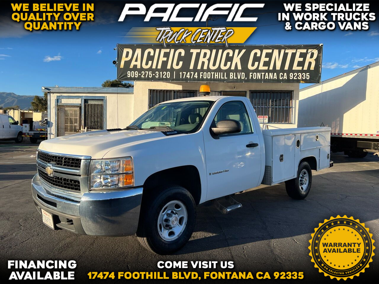 White, 2008 Chevrolet Silverado 2500HD Image 