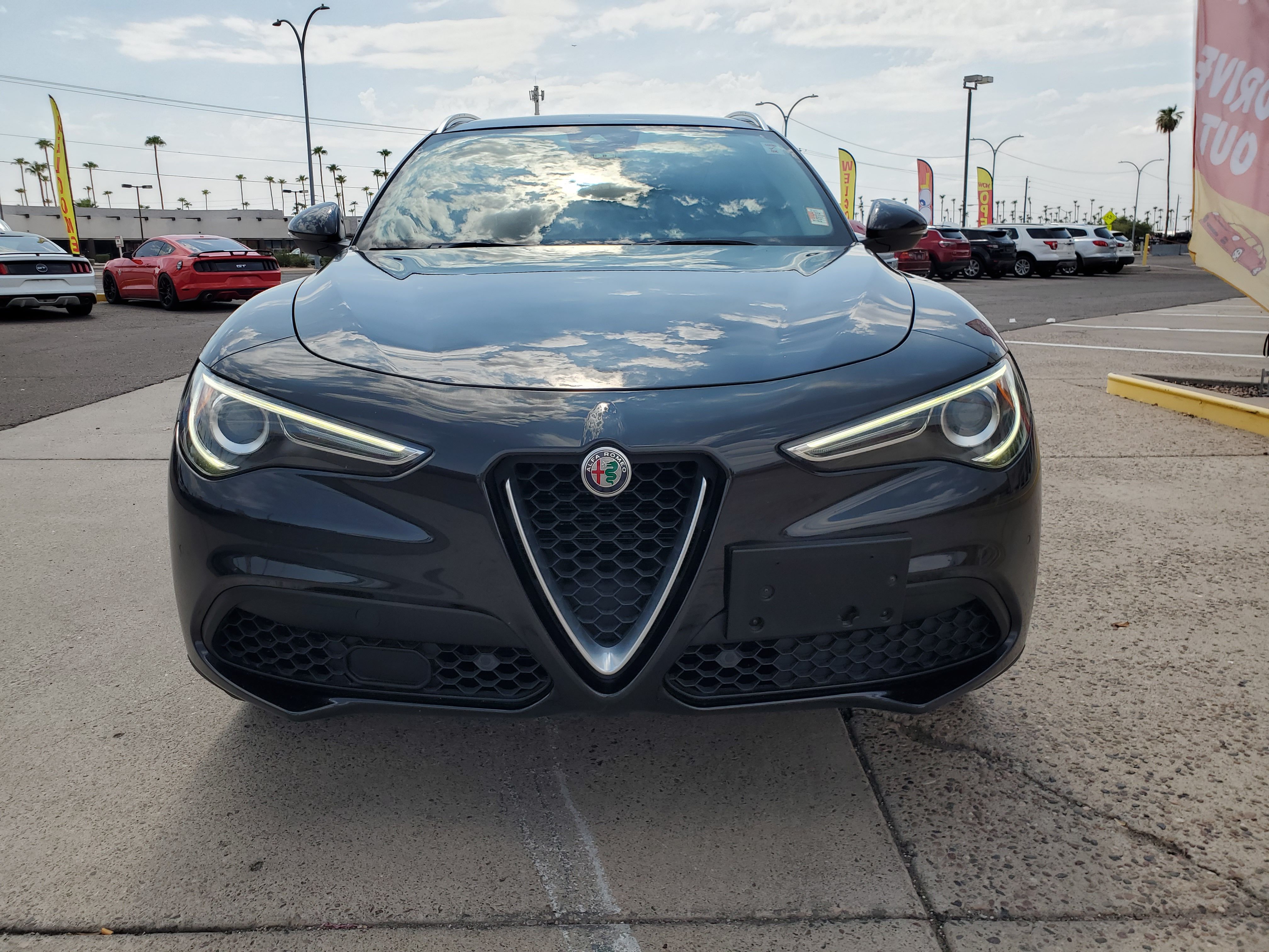 BLACK, 2018 ALFA ROMEO STELVIO Image 8