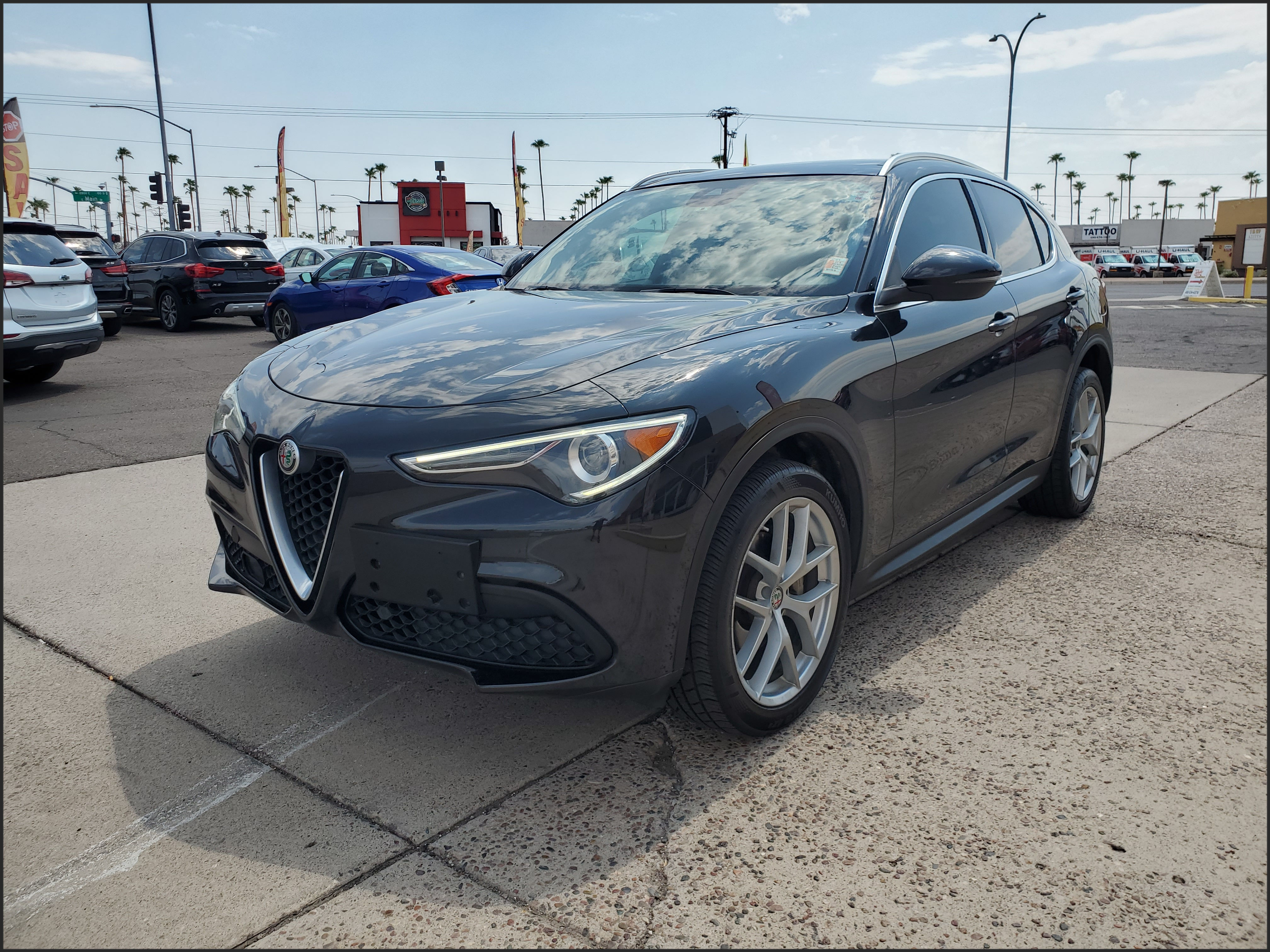 BLACK, 2018 ALFA ROMEO STELVIO Image 