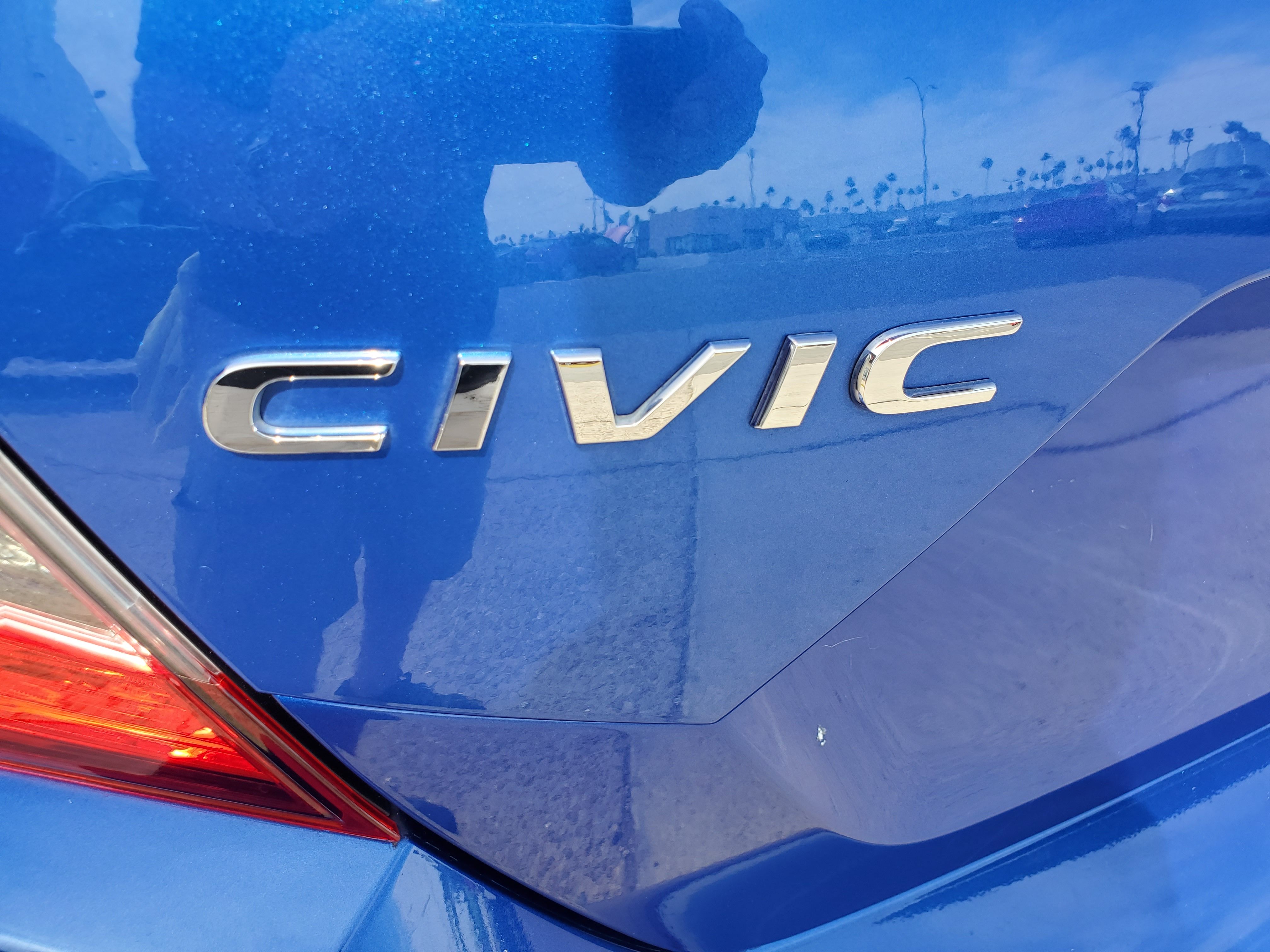 BLUE, 2020 HONDA CIVIC Image 15