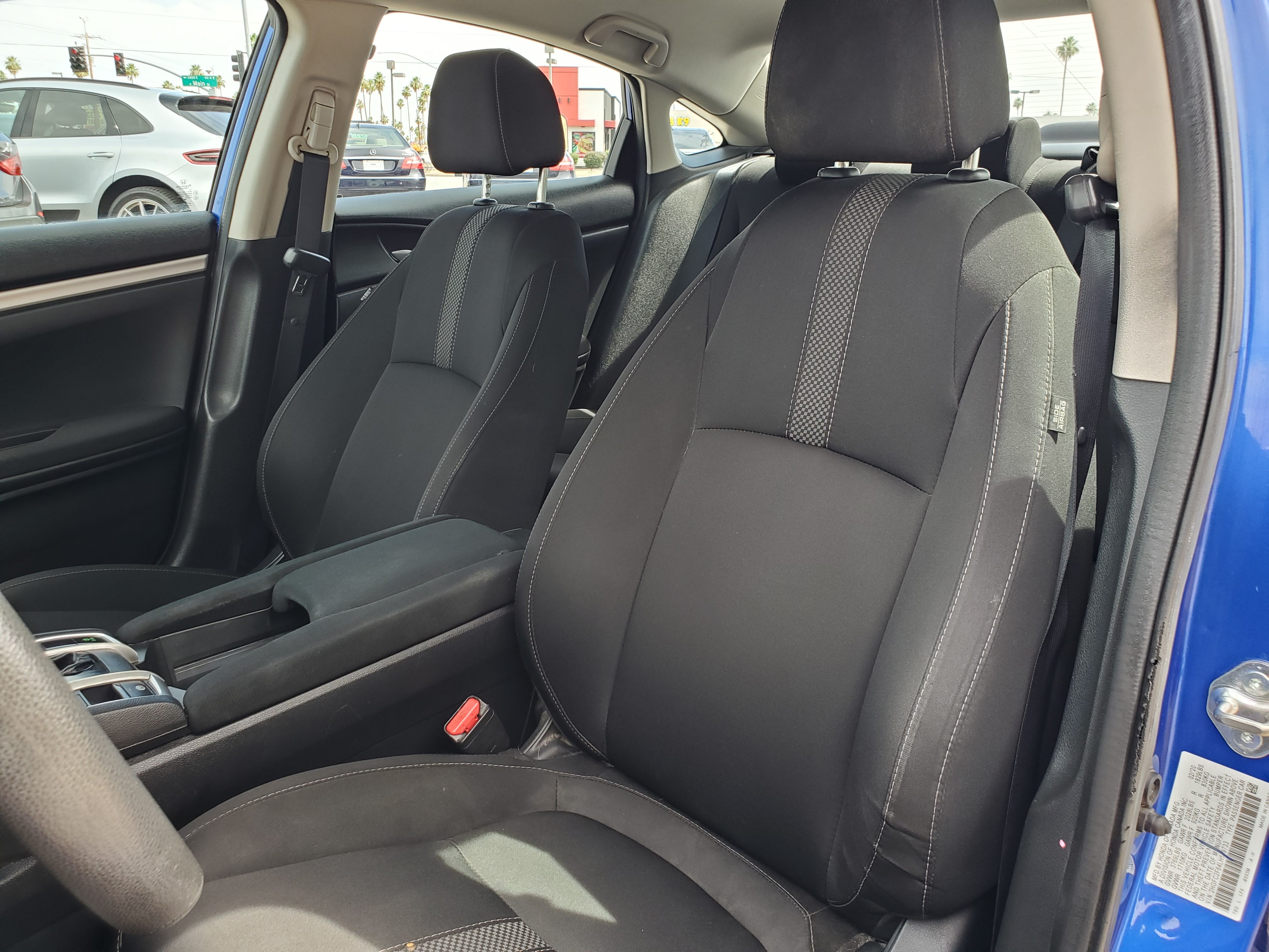 BLUE, 2020 HONDA CIVIC Image 21