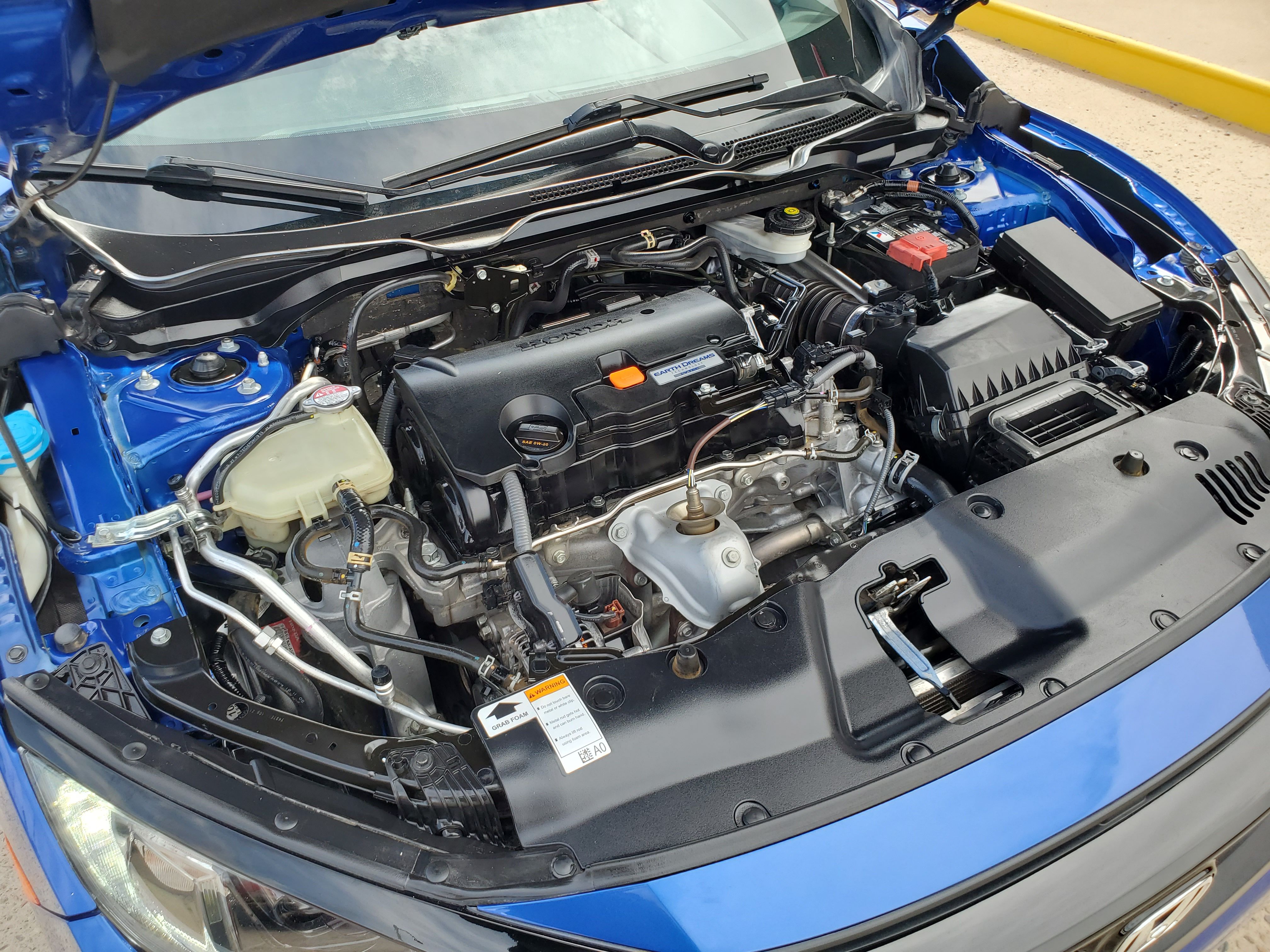 BLUE, 2020 HONDA CIVIC Image 44