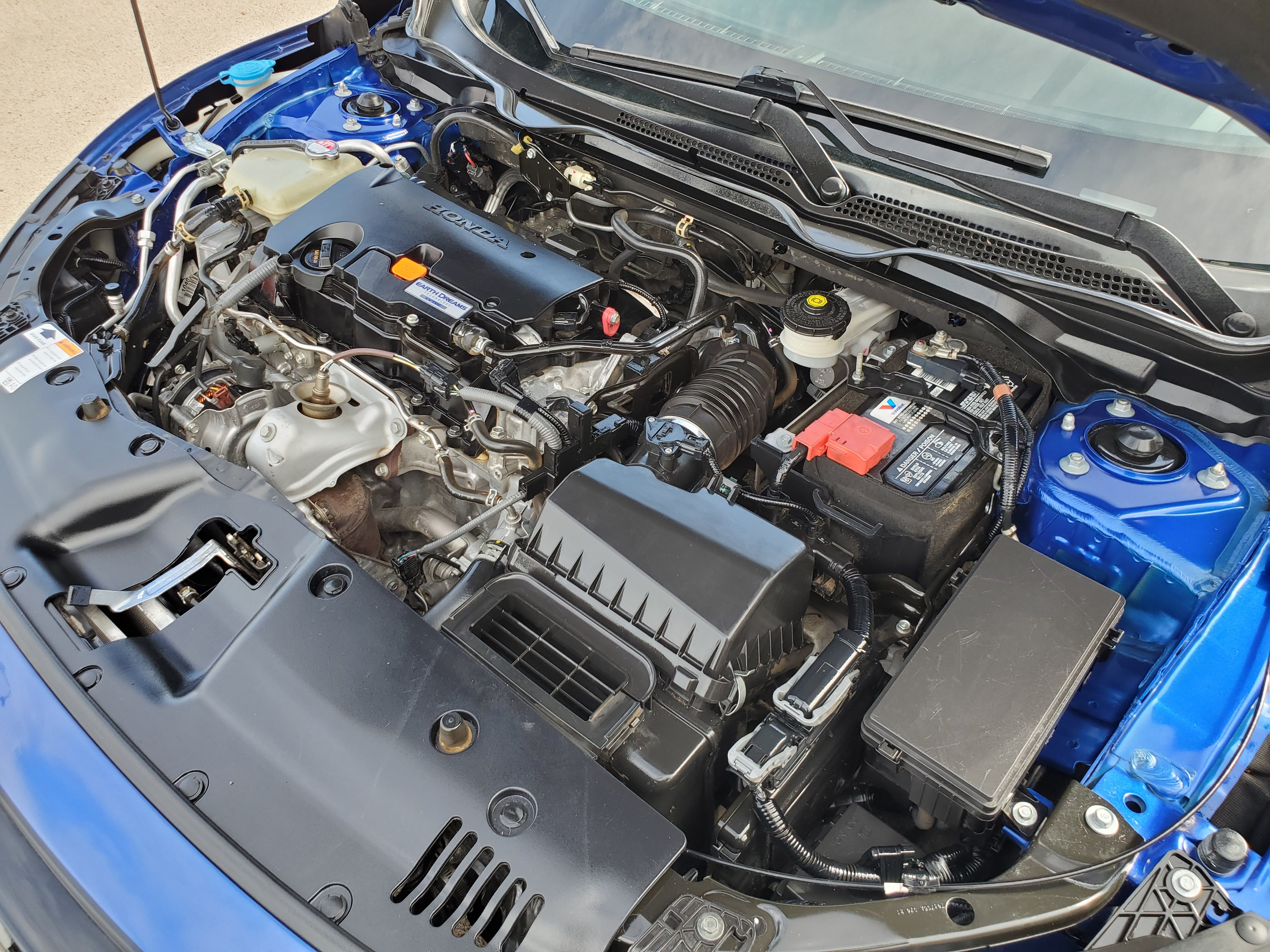 BLUE, 2020 HONDA CIVIC Image 45
