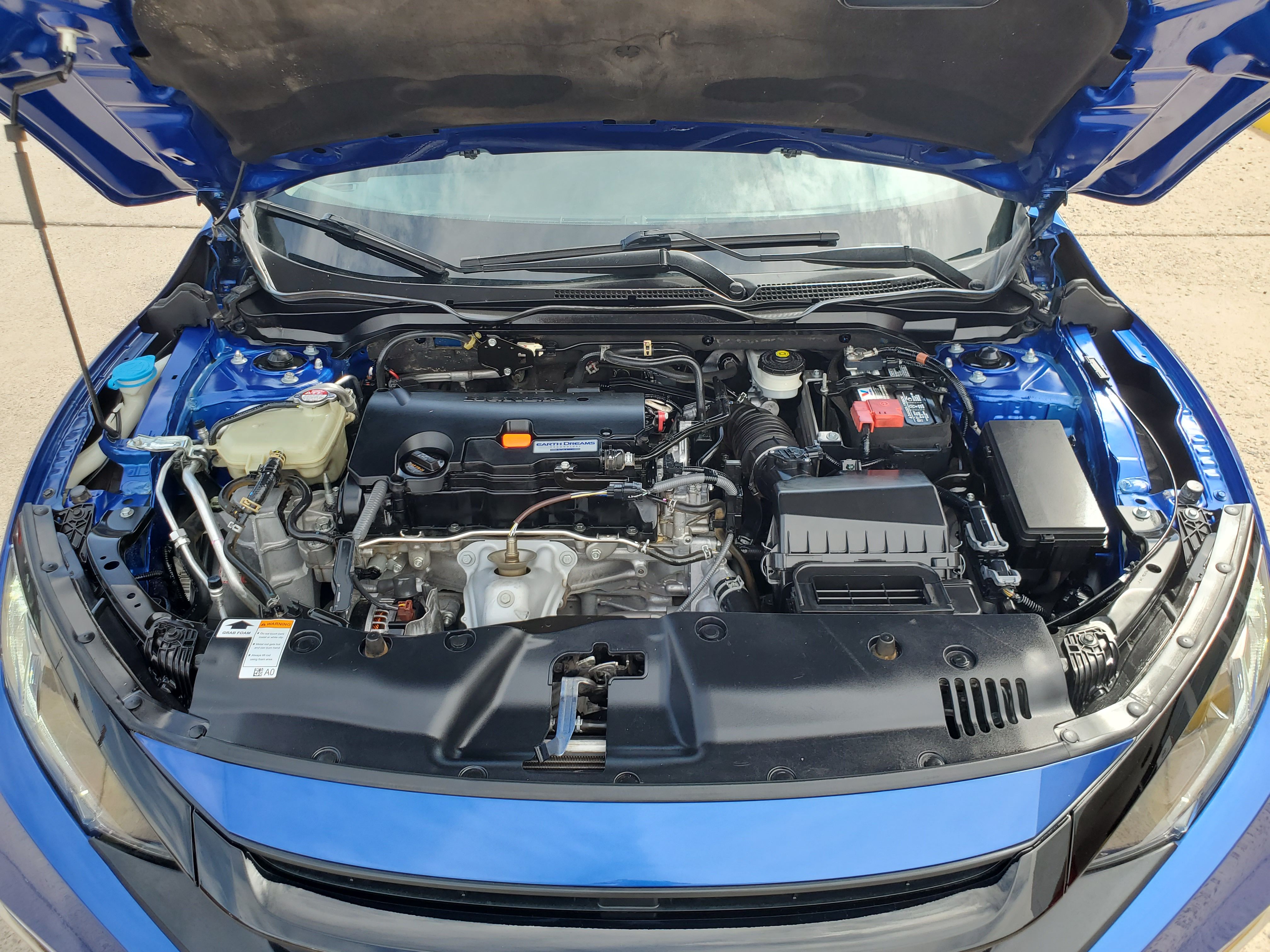 BLUE, 2020 HONDA CIVIC Image 46