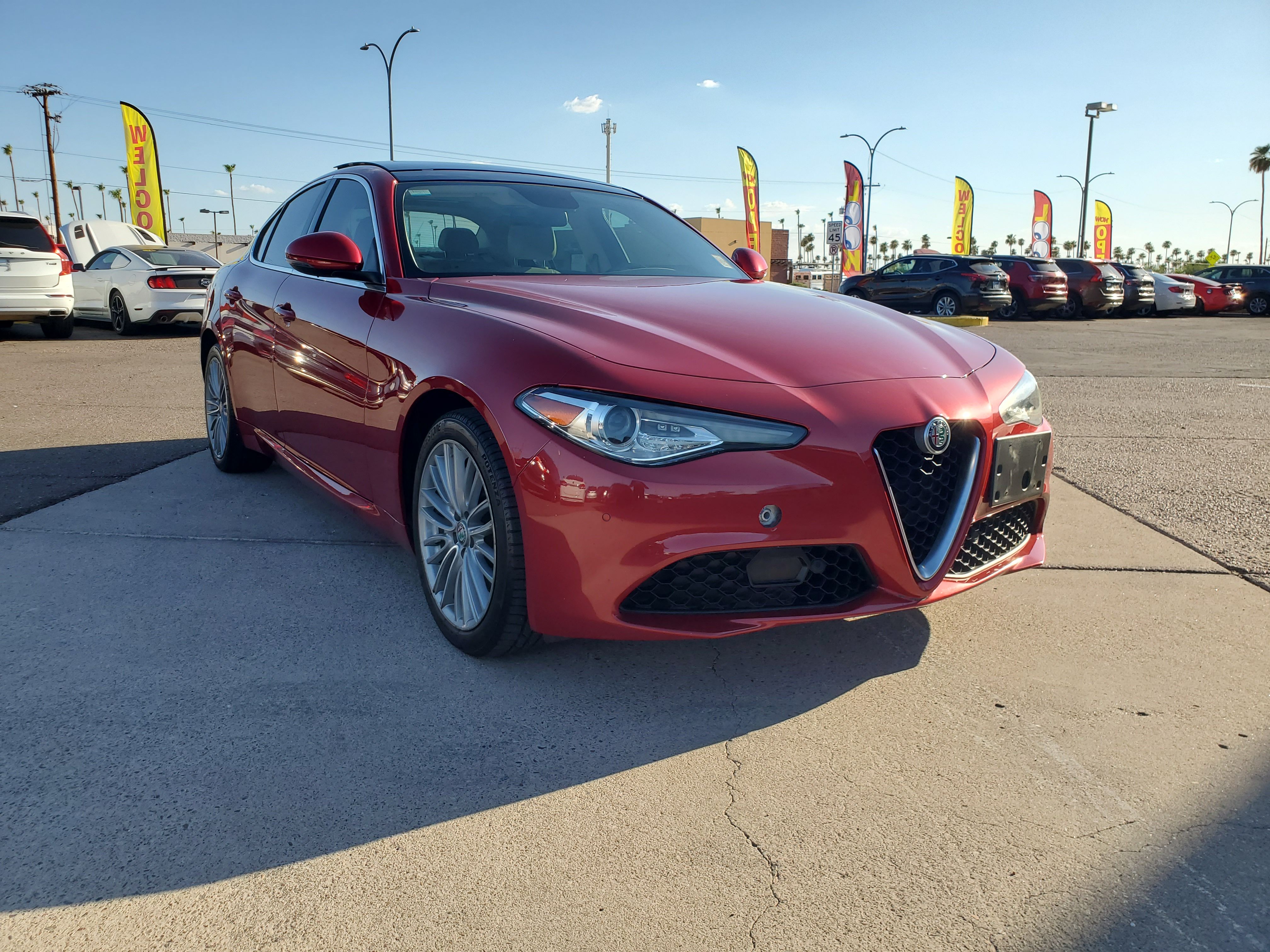 RED, 2017 ALFA ROMEO GIULIA Image 7