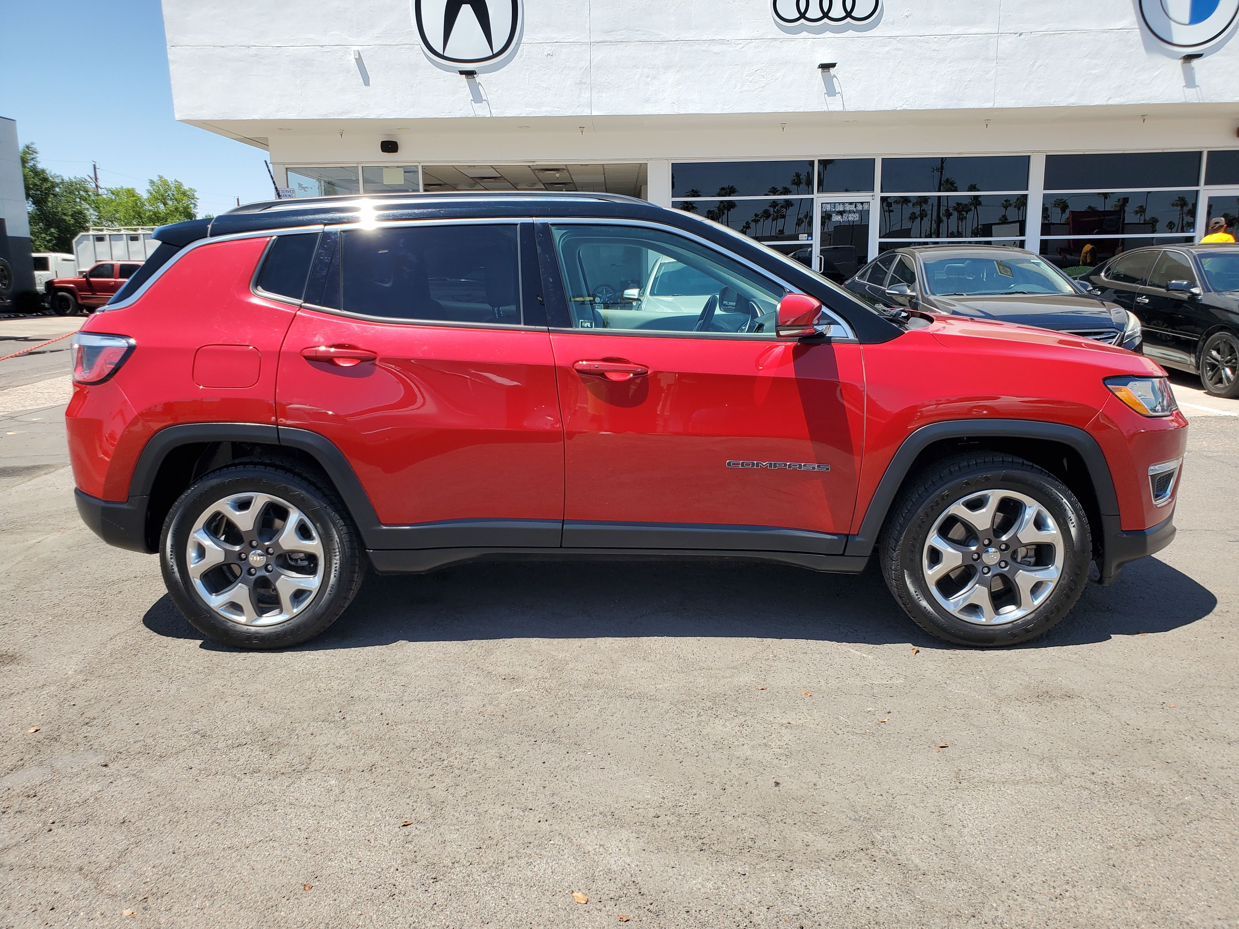 RED, 2017 JEEP COMPASS Image 6