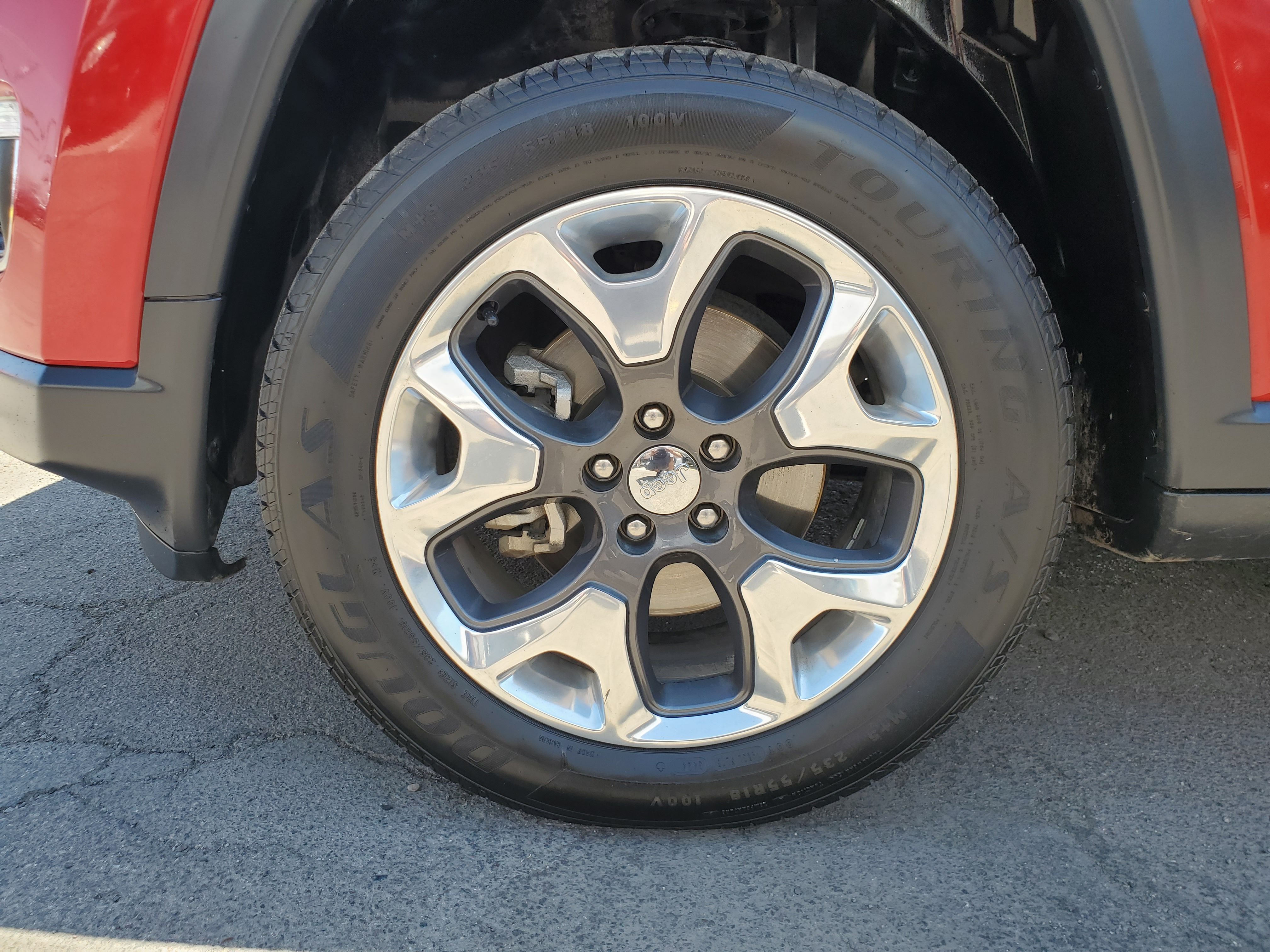 RED, 2017 JEEP COMPASS Image 17