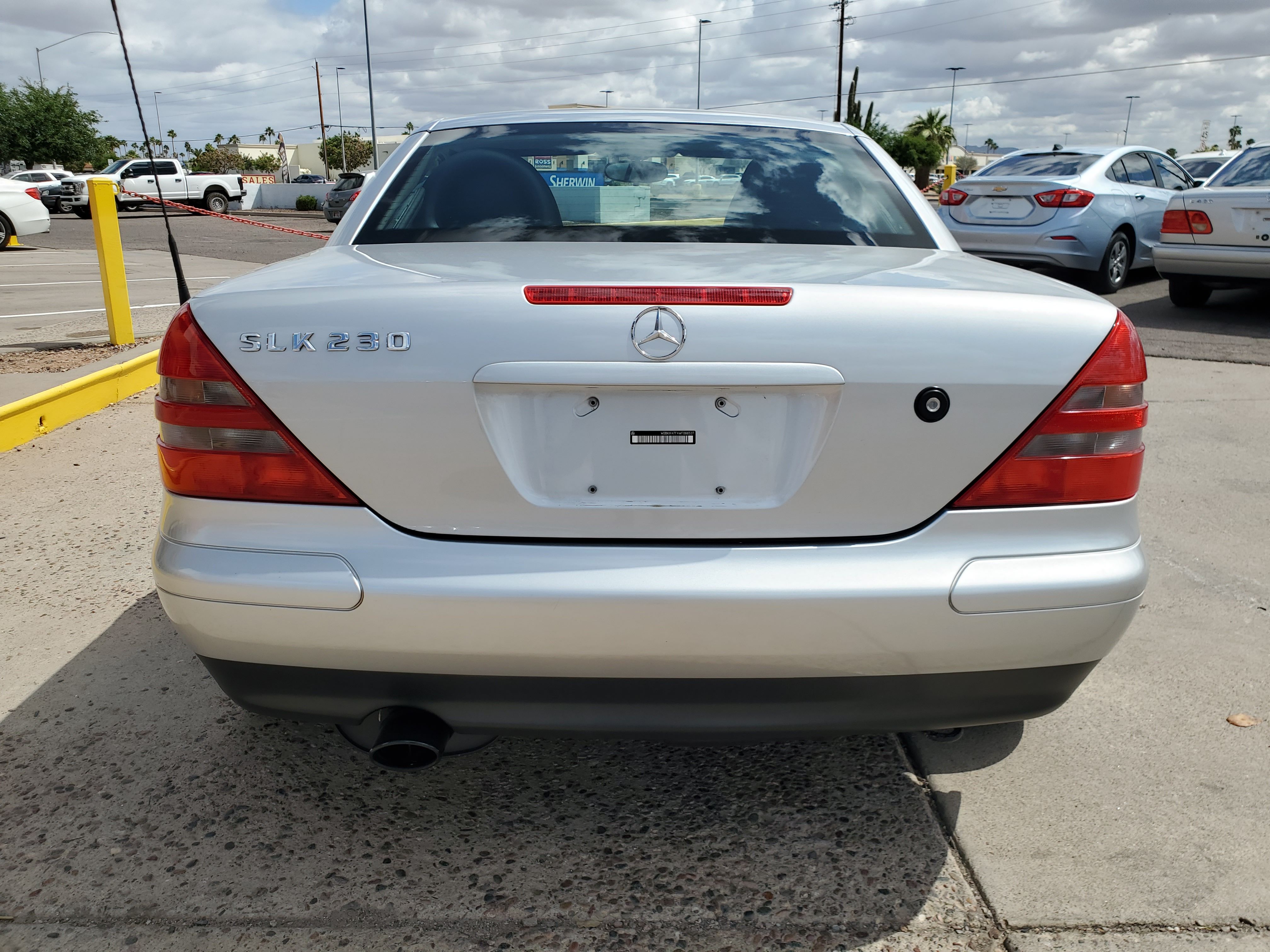 SILVER, 1998 MERCEDES-BENZ SLK-CLASS Image 4