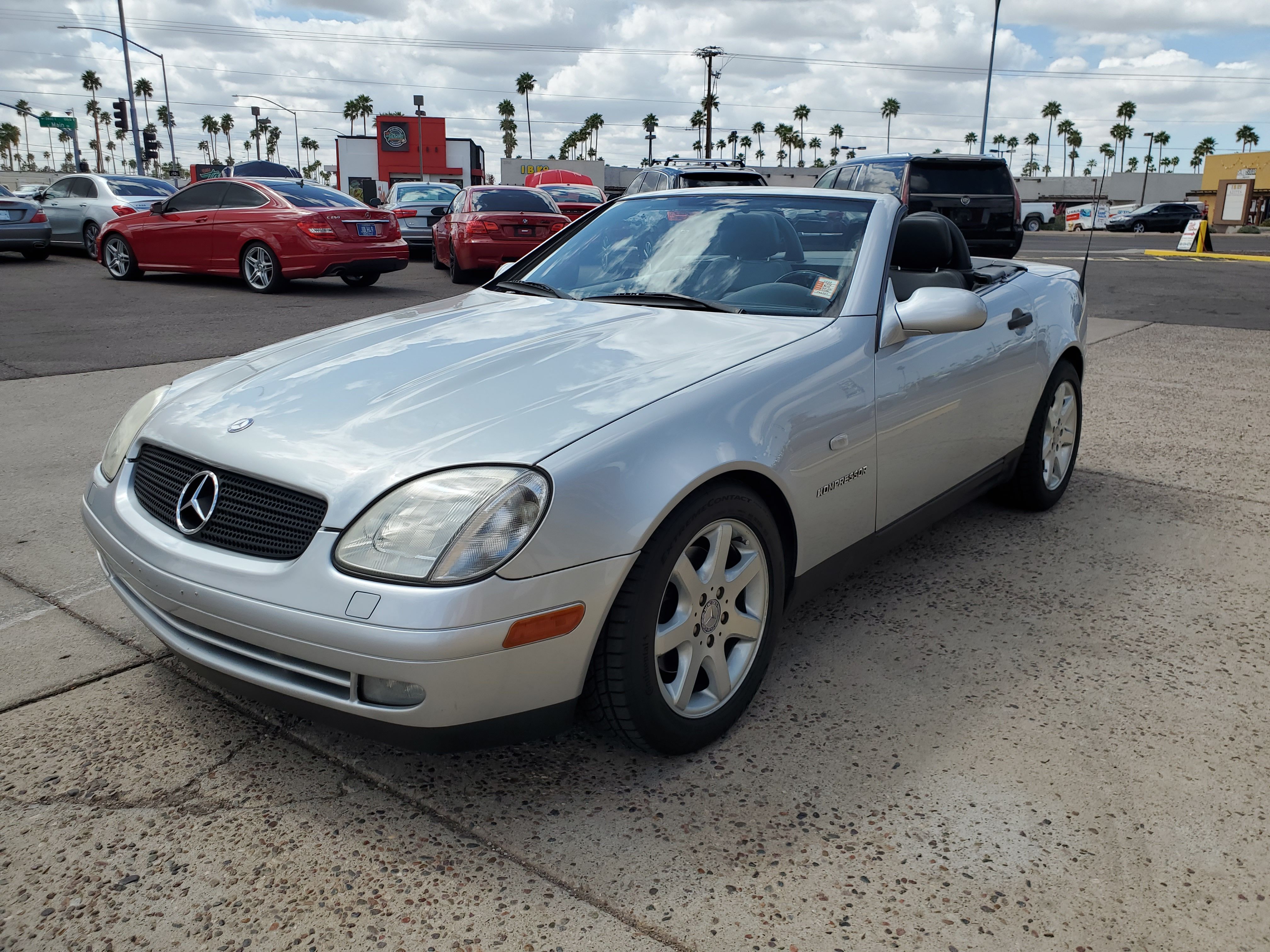 SILVER, 1998 MERCEDES-BENZ SLK-CLASS Image 20