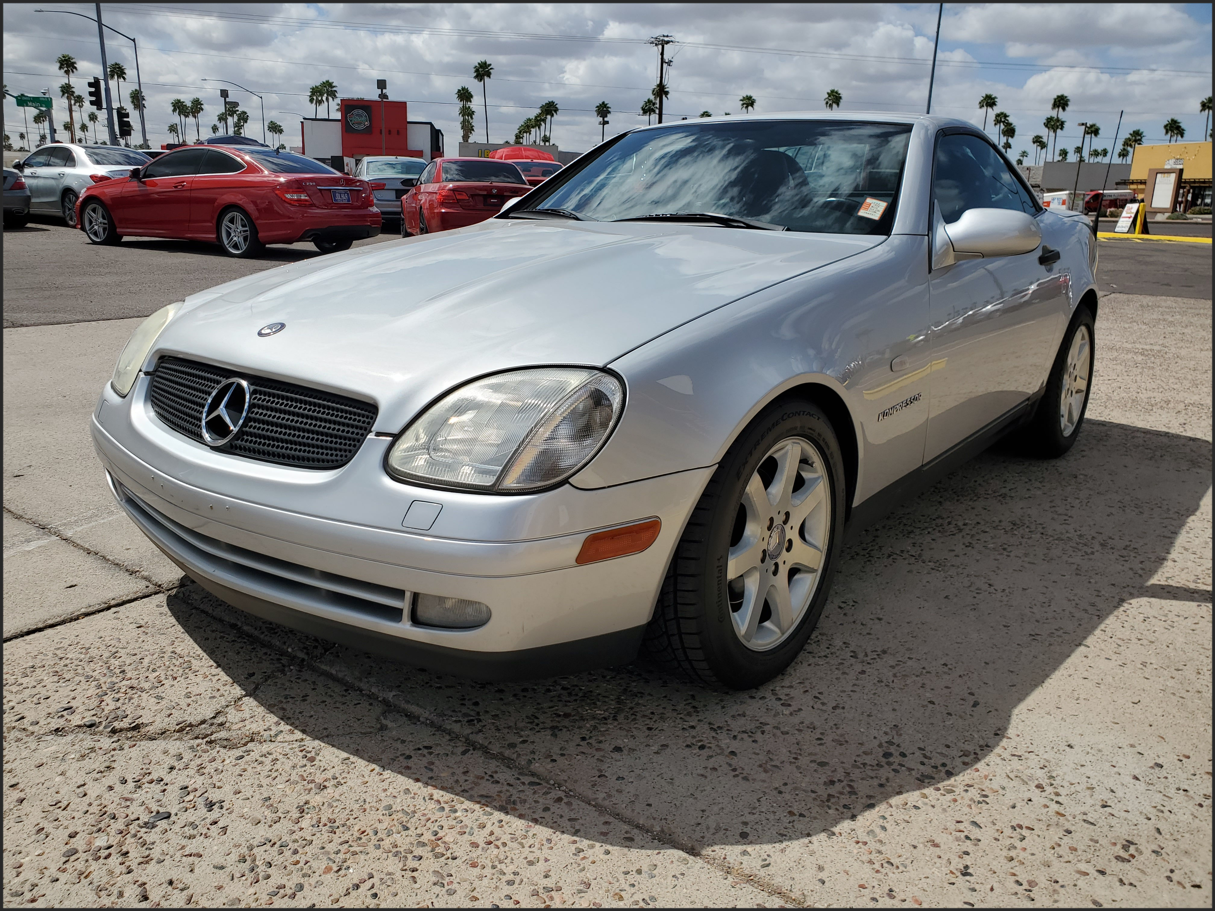 SILVER, 1998 MERCEDES-BENZ SLK-CLASS Image 