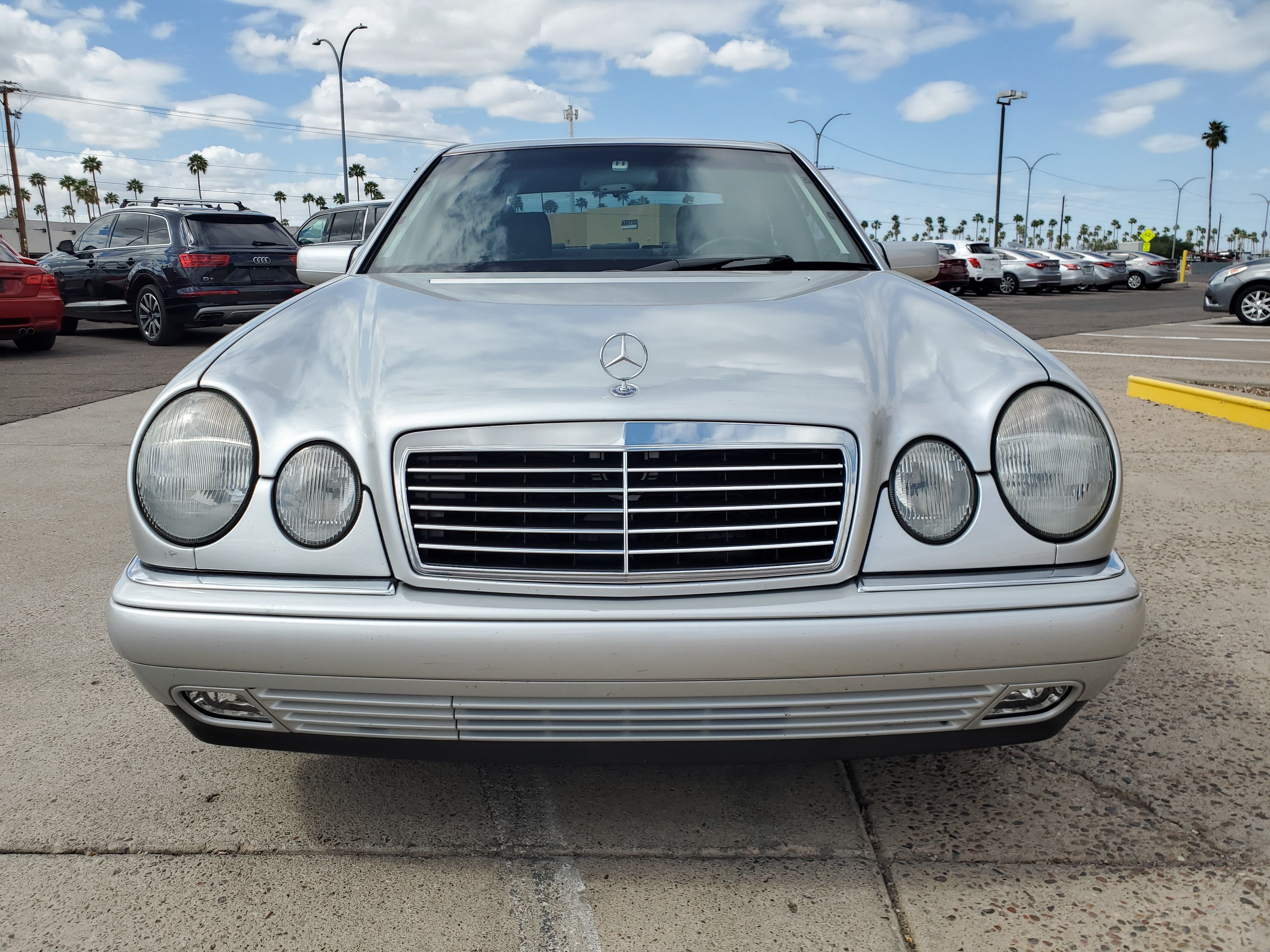 SILVER, 1997 MERCEDES-BENZ E-CLASS Image 8