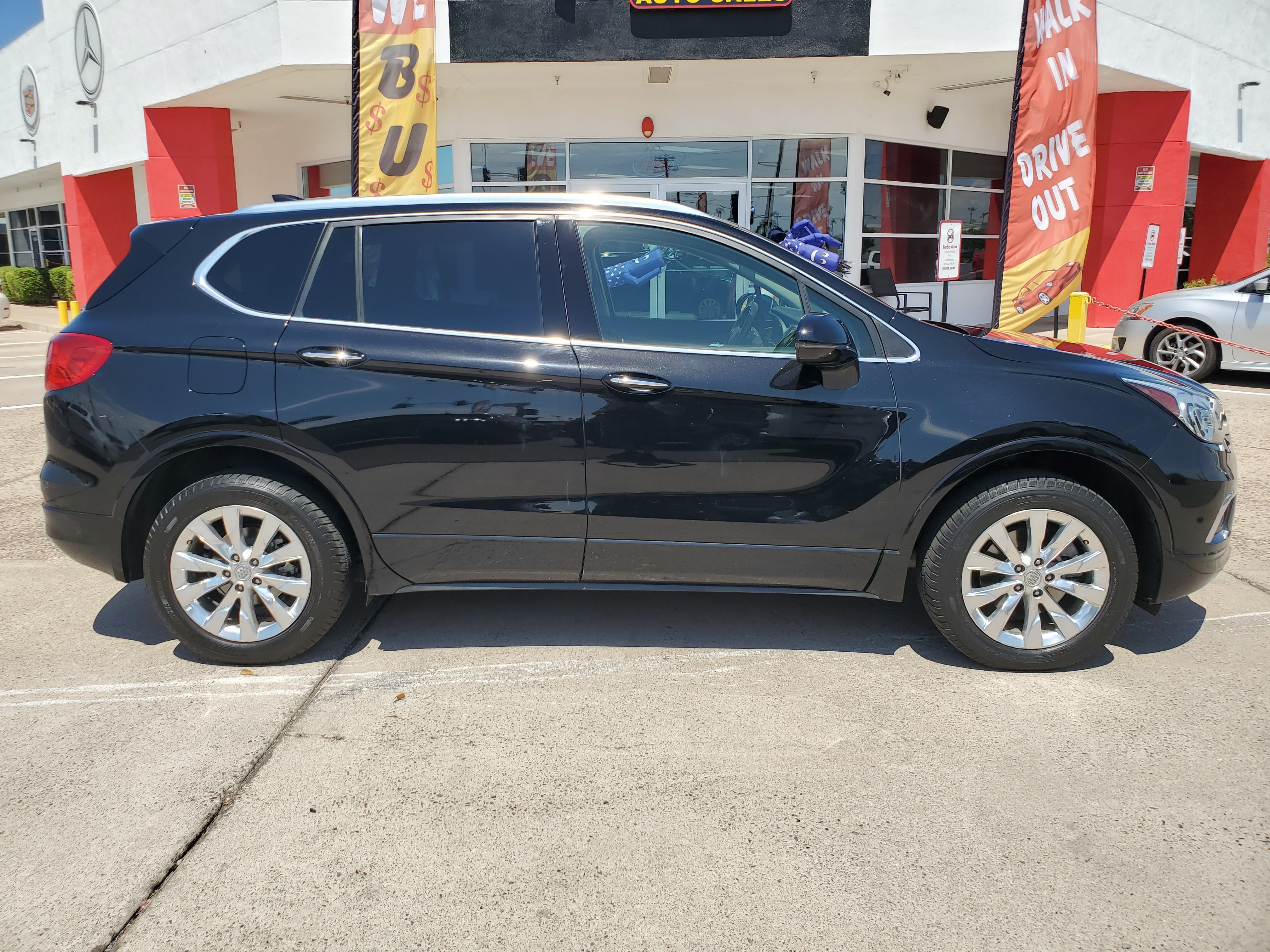 BLACK, 2017 BUICK ENVISION Image 6